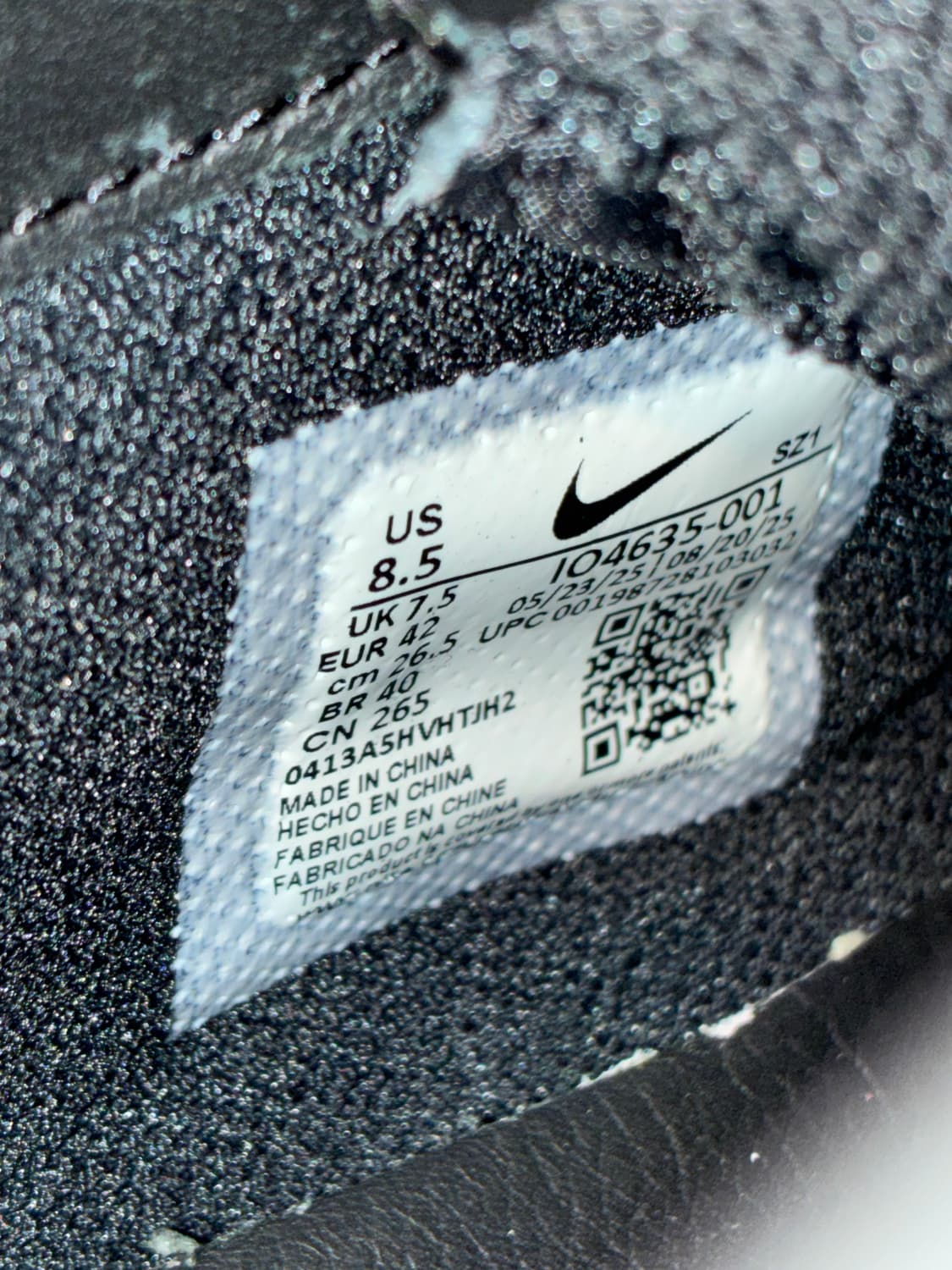 265) 나이키 에어맥스 ACG 고아돔 송치 블랙 상품이미지2