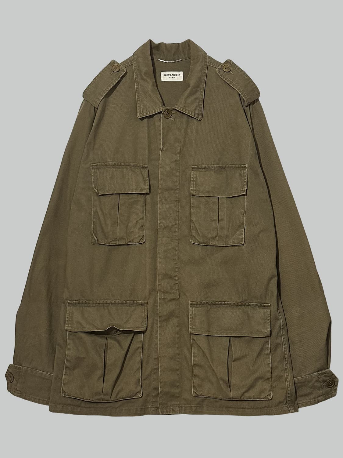 생로랑 밀리터리 자켓 상품이미지1