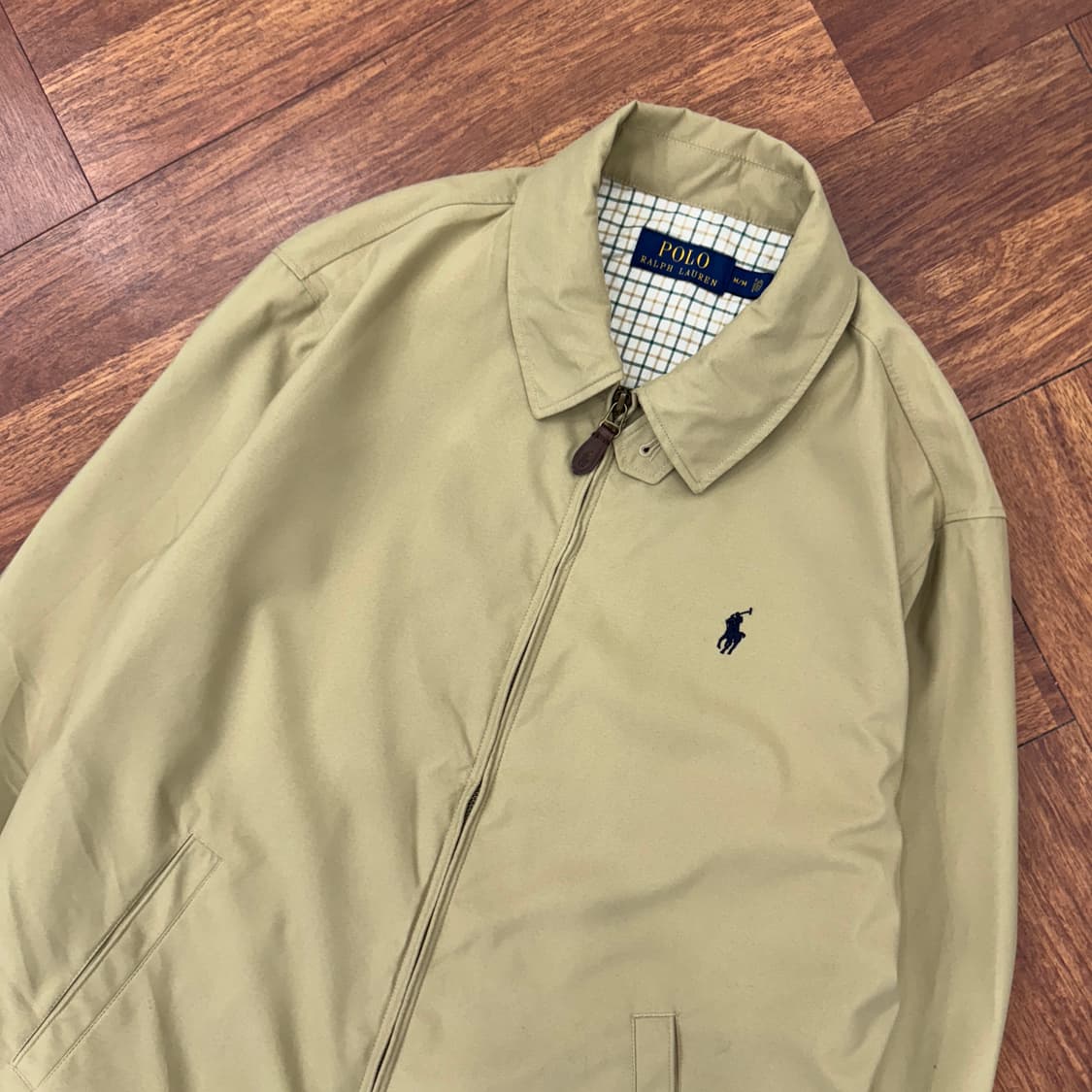 M(100) 폴로 랄프로렌 베이지 바이스윙 자켓  상품이미지3