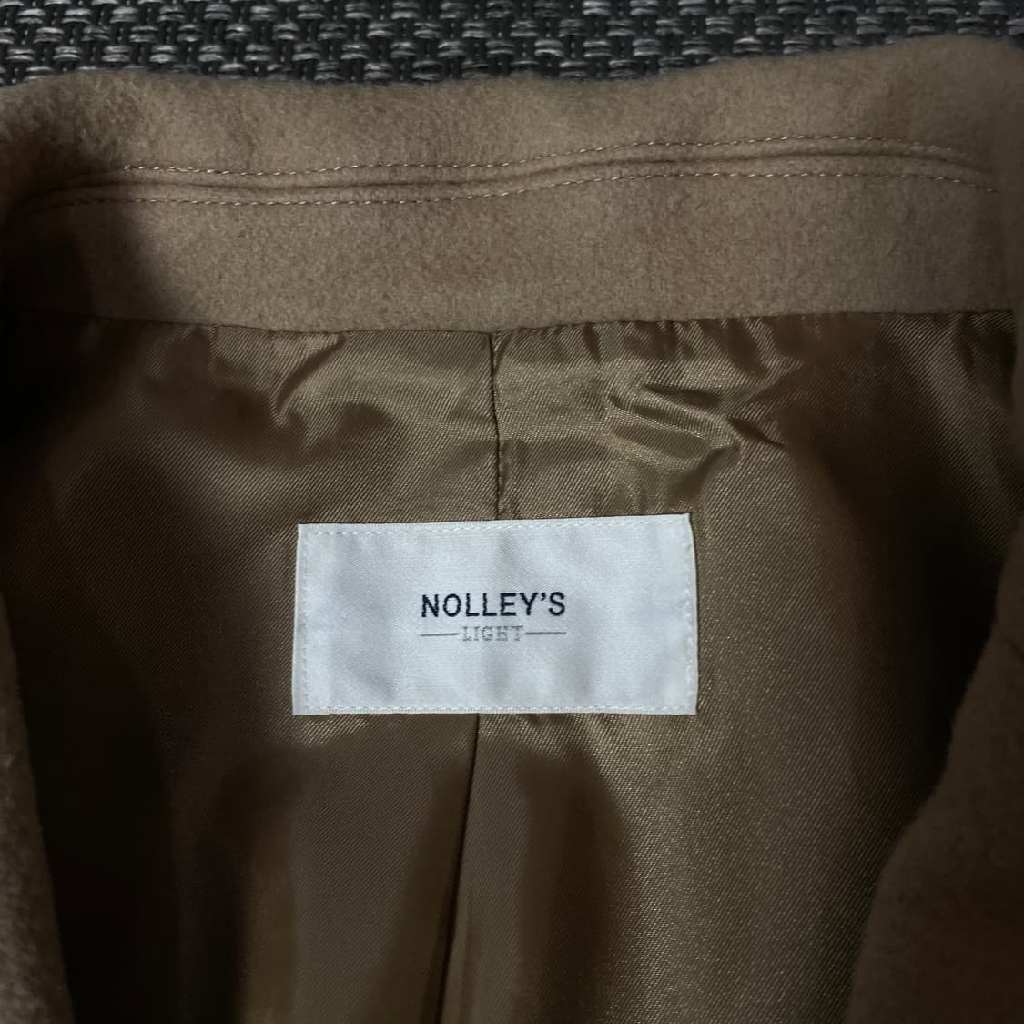 NOLLEYS 연베이지 투포켓 롱 코트 38 상품이미지4