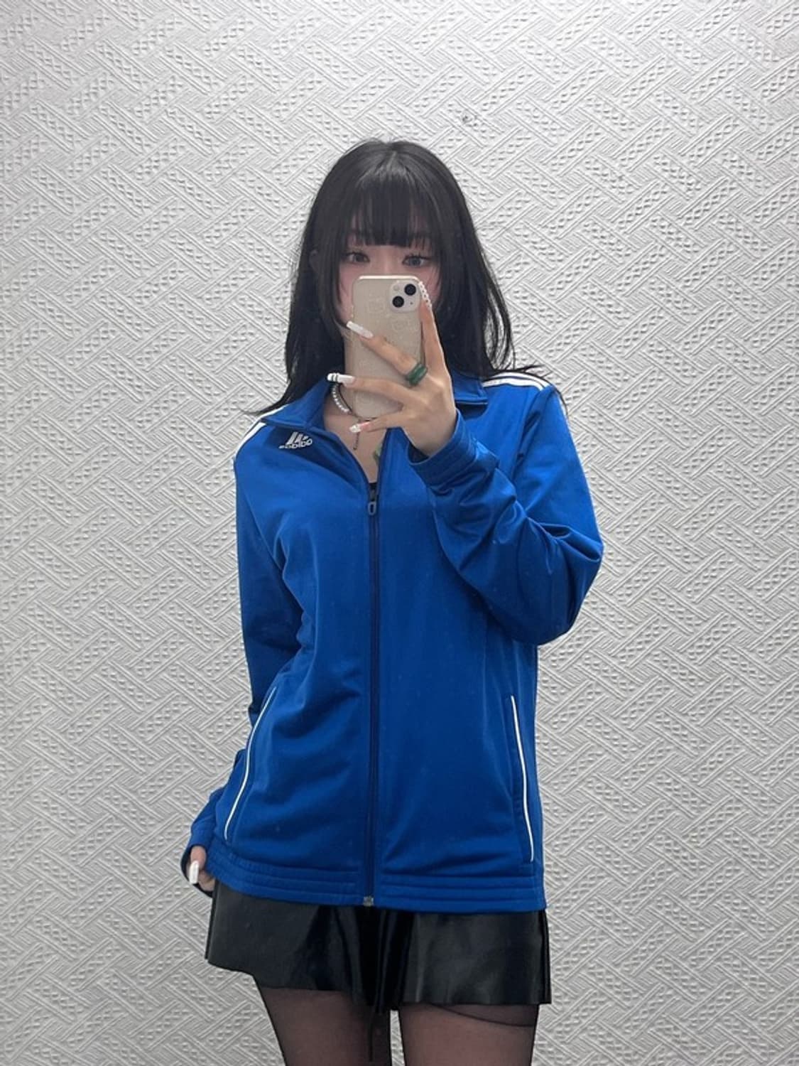 아디다스 올드스쿨 레트로 빈티지 딥블루 져지 집업 100 C10810 상품이미지2