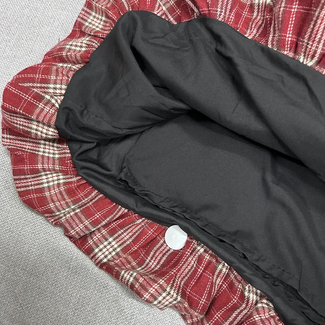 Red Check Balloon Skirt 상품이미지4