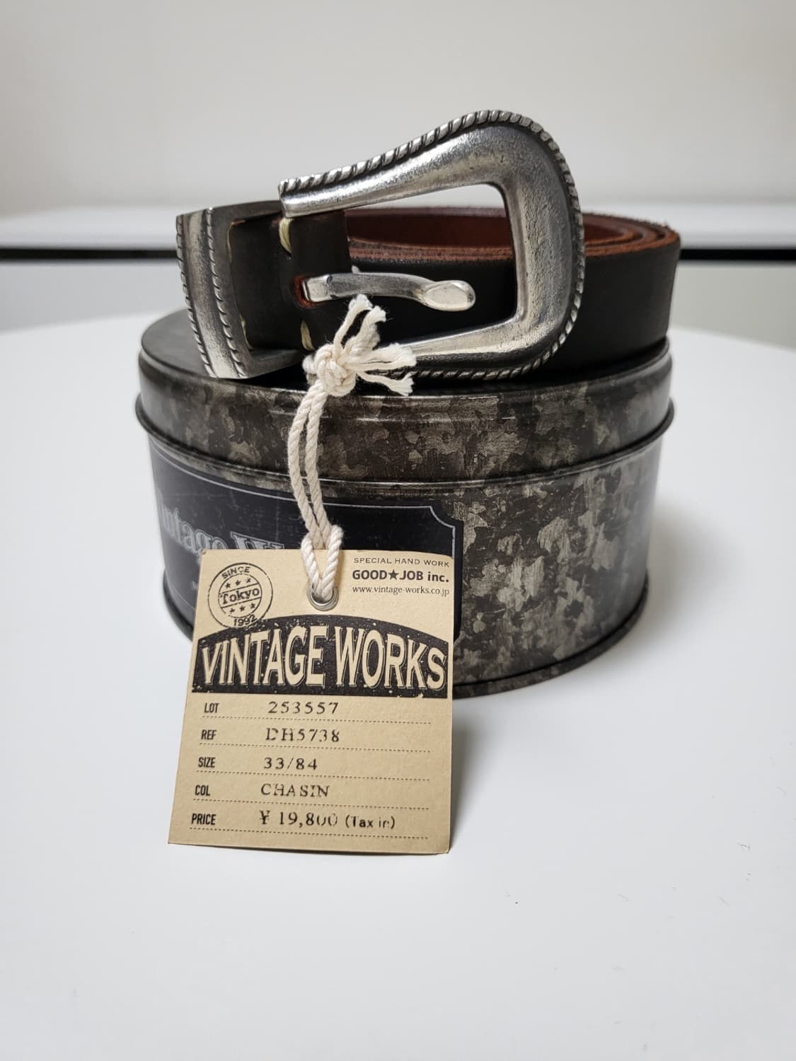 [33] 빈티지웍스 차심 웨스턴벨트 DH5738 Vintage works 상품이미지1