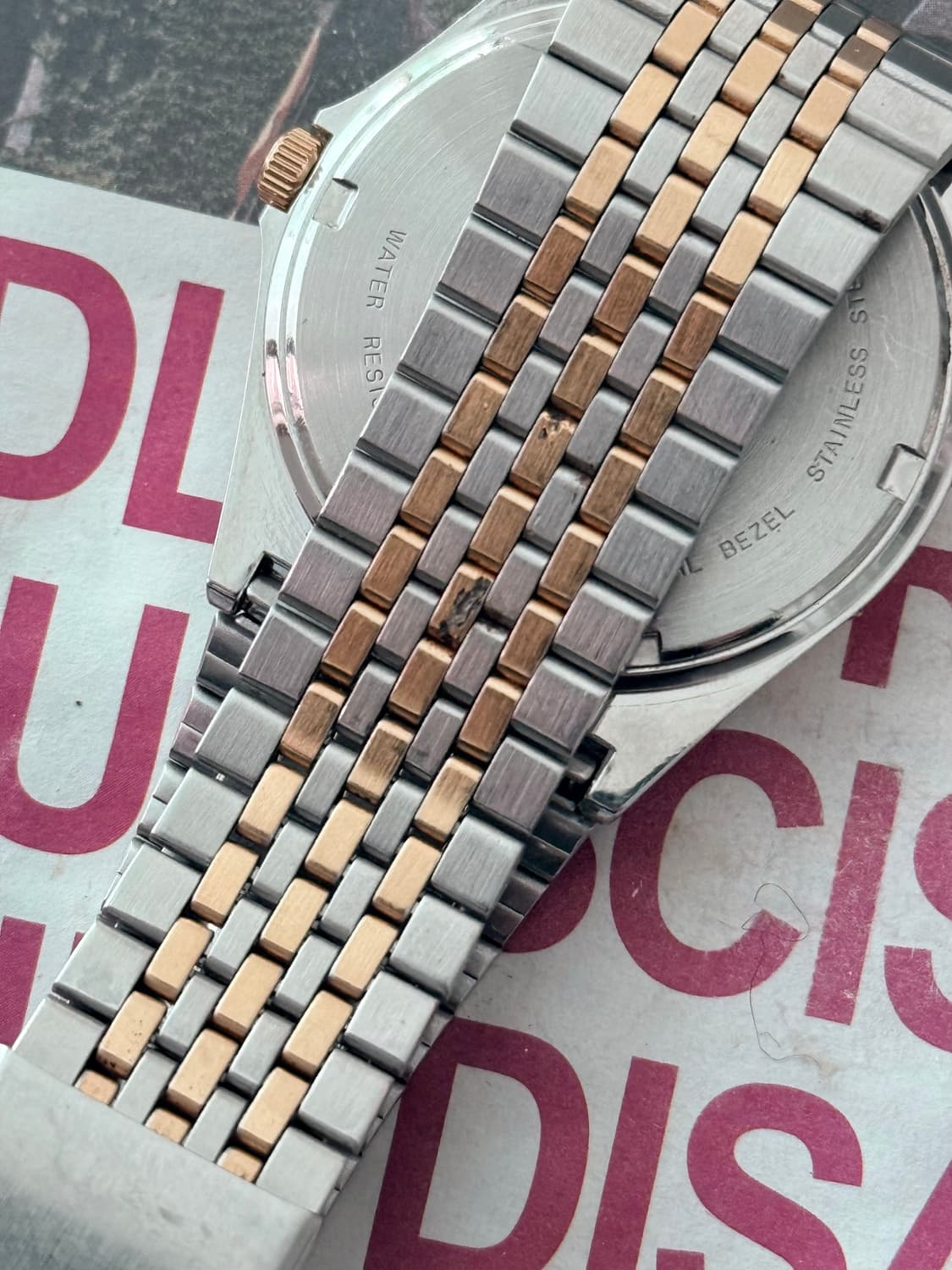 세이코 Seiko ALBA 쿼츠 콤비 데이데이트 상품이미지6