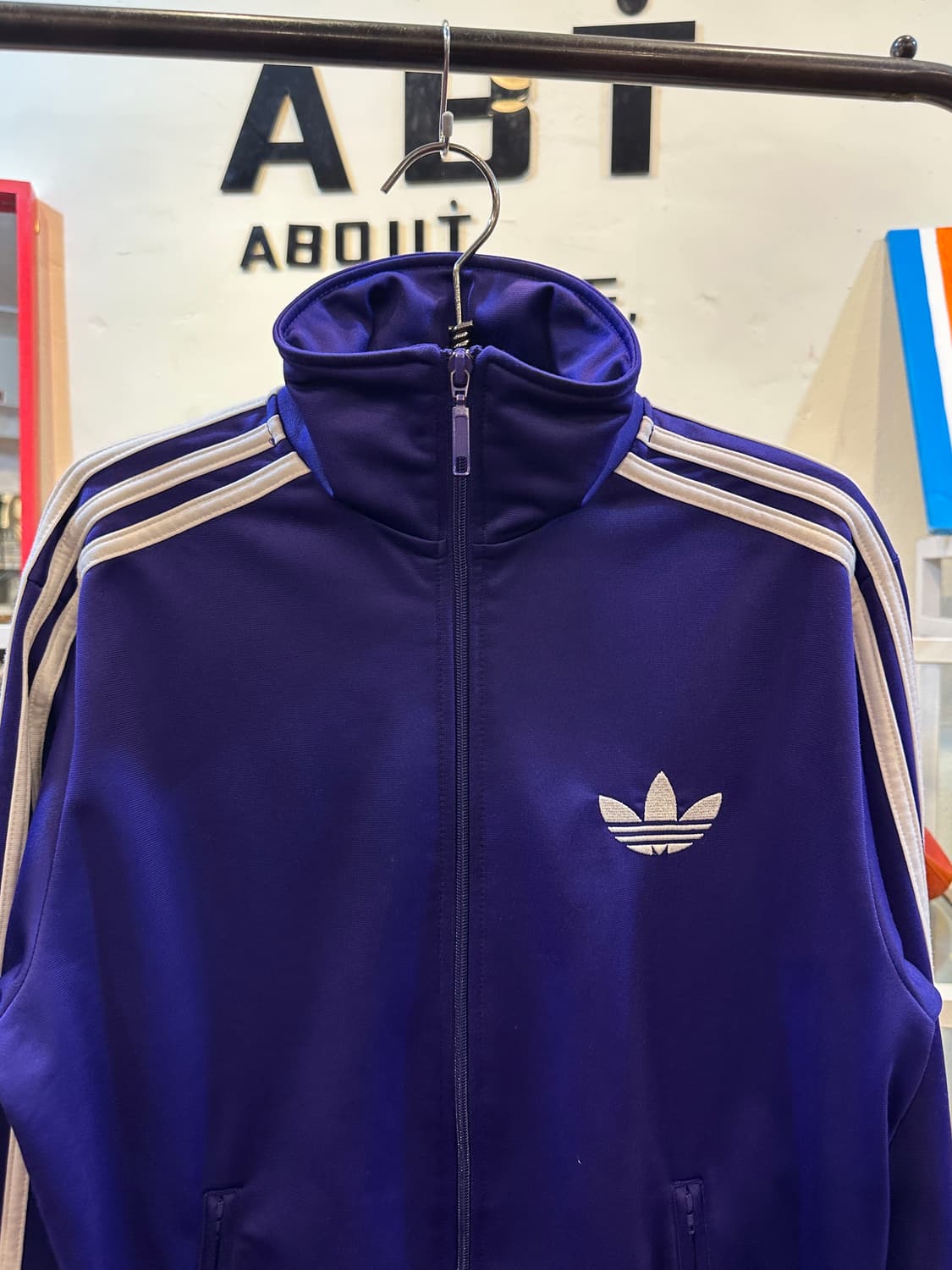 아디다스 구형 파이어버드 져지 퍼플 85size 상품이미지2
