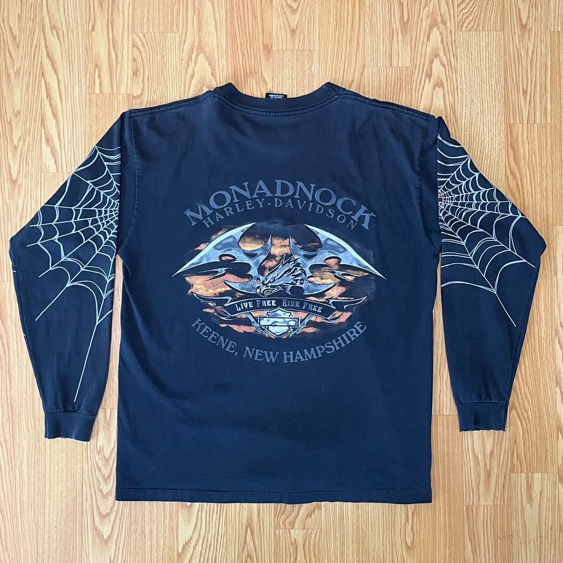 할리데이비슨 스파이더 웹 롱슬리브 상품이미지6