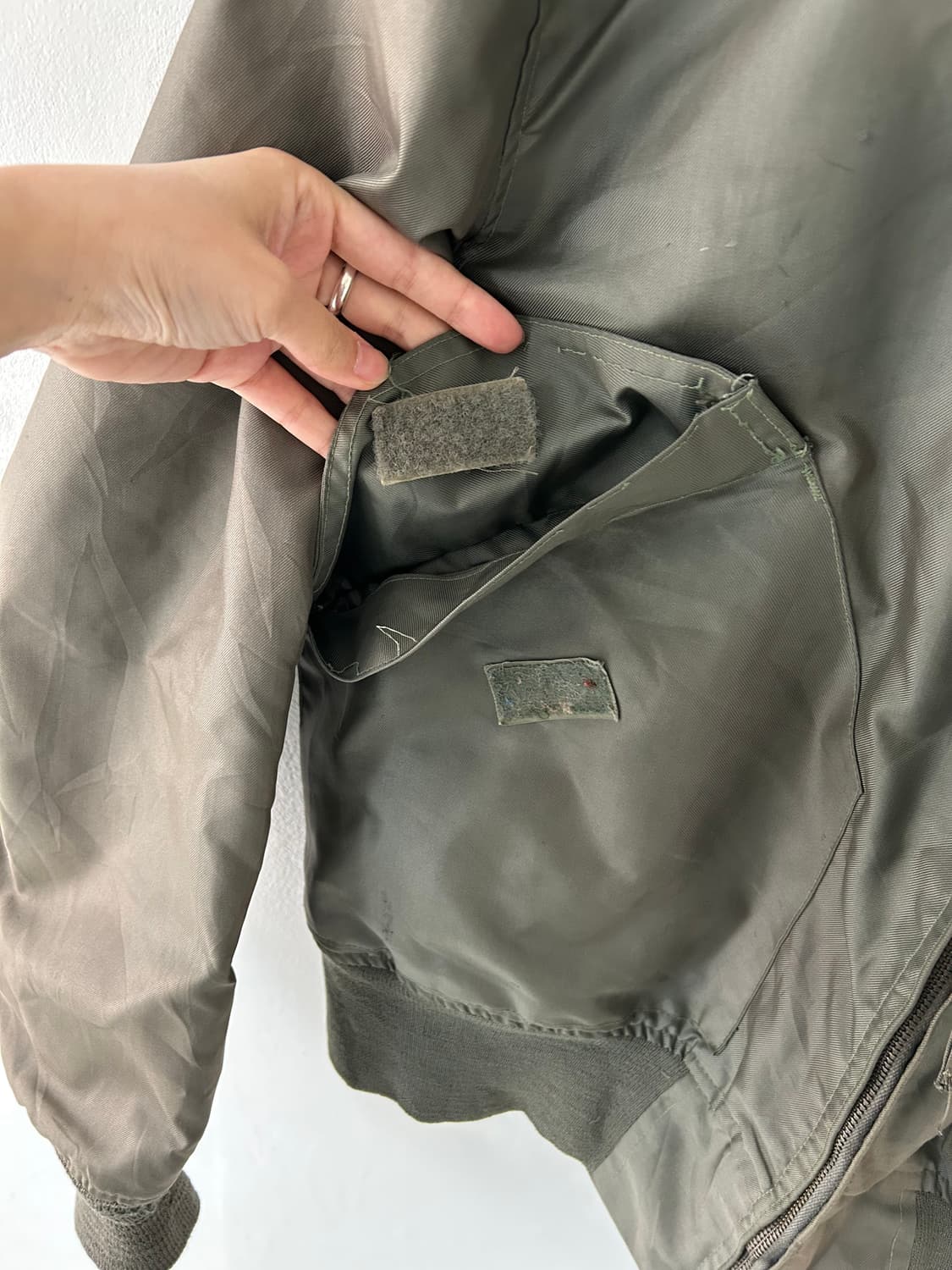 80's US Airforce cwu-36/p Flyer Jacket. 상품이미지7