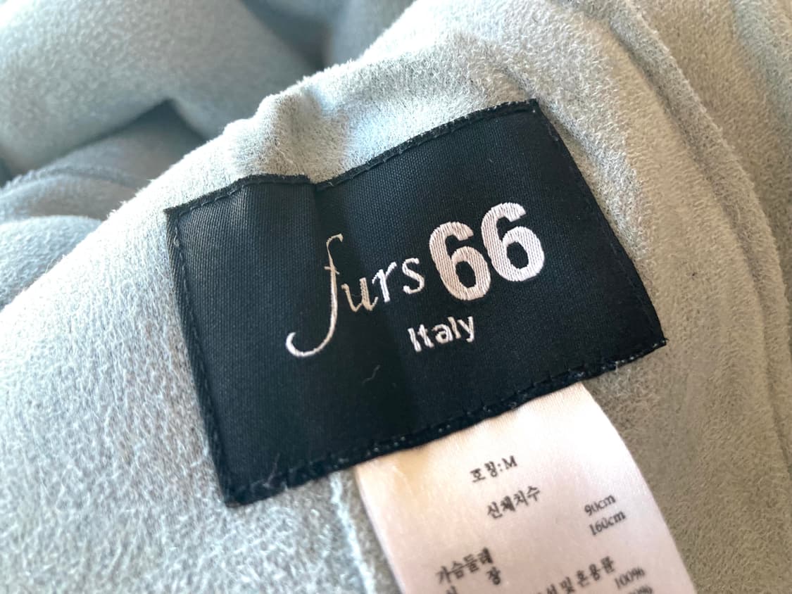 (거의 새것)furs66 순양모 퍼자켓 55-66 상품이미지5