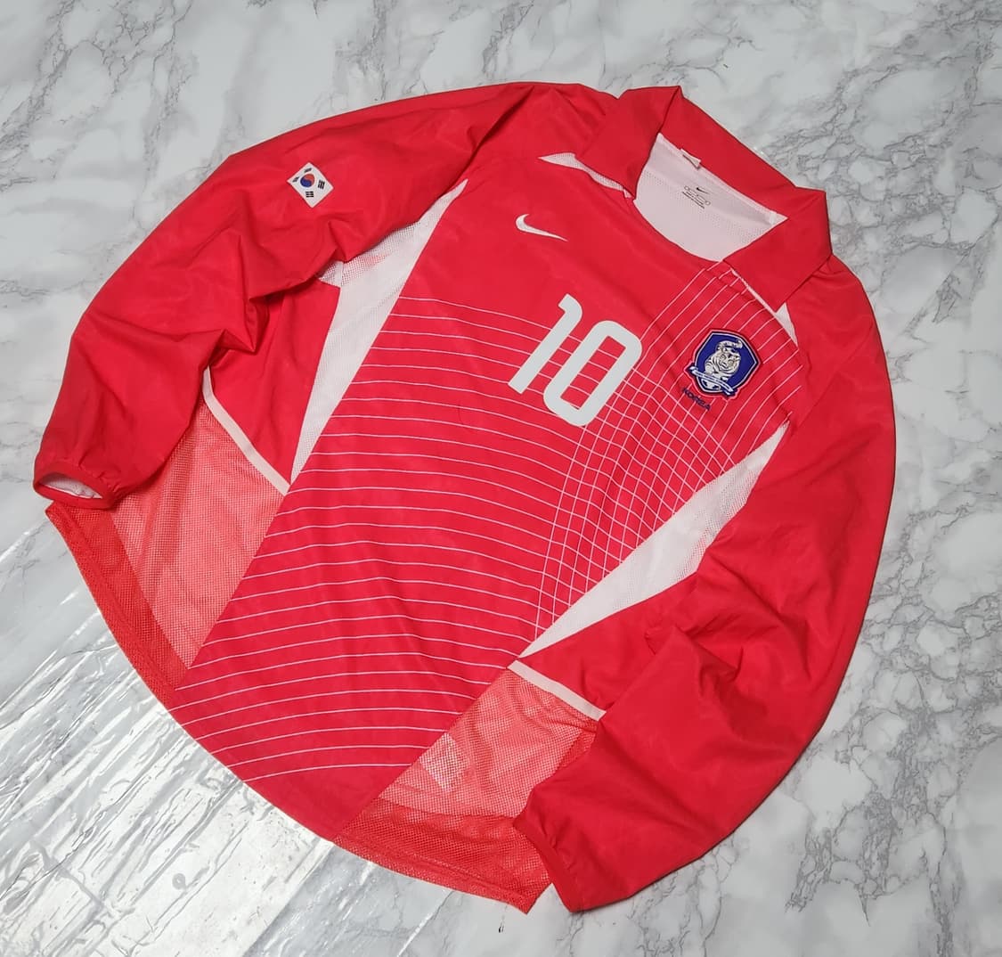 나이키 02-04 대한민국 홈 선수지급용 유니폼 긴팔 No.10 이영표  상품이미지5