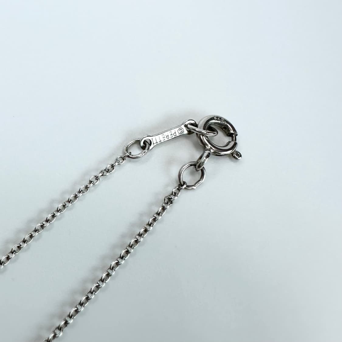 [새상품급] 티파니앤코 엘사퍼레티 빈 18mm 실버 펜던트 목걸이 상품이미지4