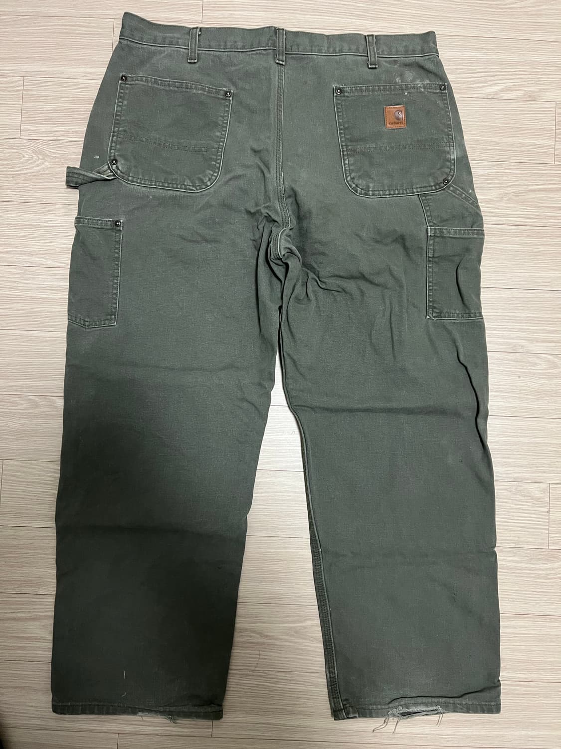 칼하트 더블니 모스그린 팬츠 38x30 상품이미지2