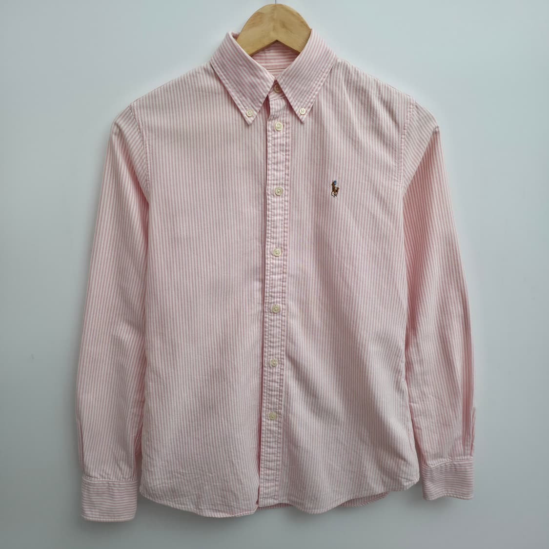 [XS] 폴로 랄프로렌 핑크 스트라이프 셔츠 상품이미지1