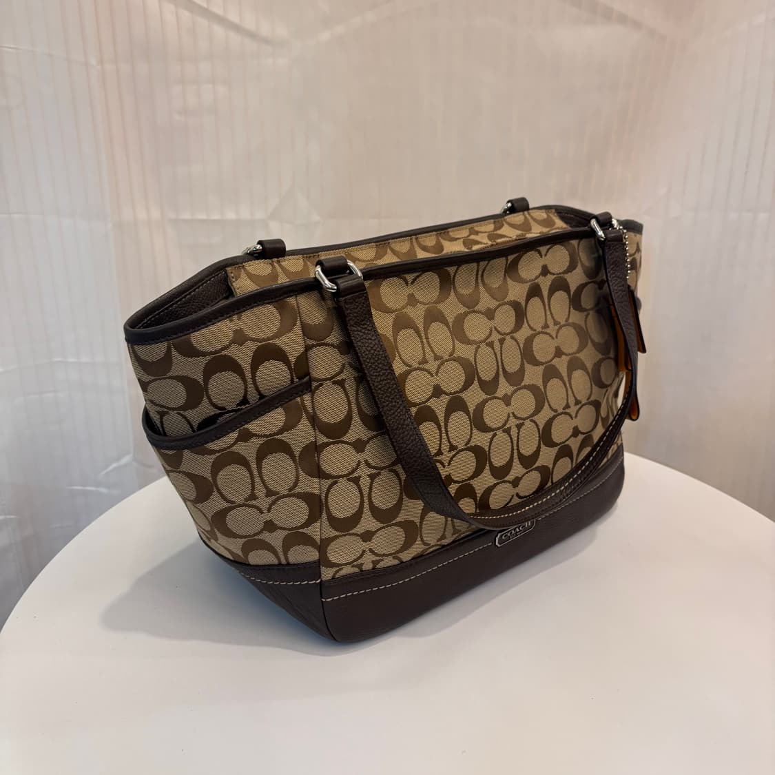 정품 코치 패브릭 숄더백     상품이미지2