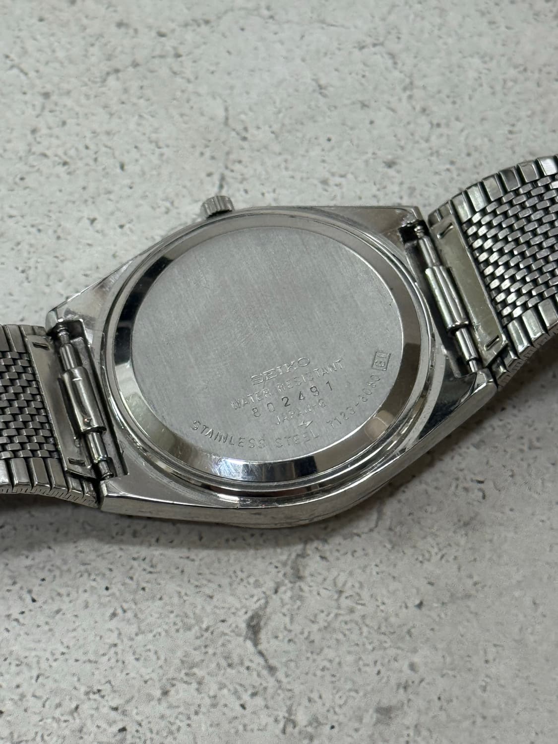 80s 빈티지 세이코 실버웨이브 쿼츠 상품이미지8