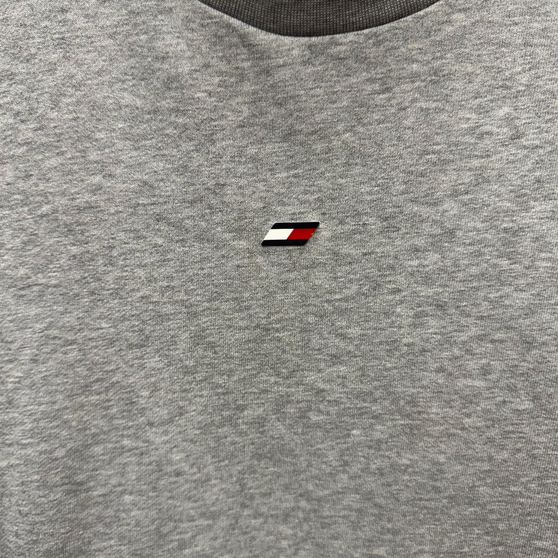 타미힐피거 맨투맨 사이드 로고 테이핑 포인트 그레이 상품이미지5