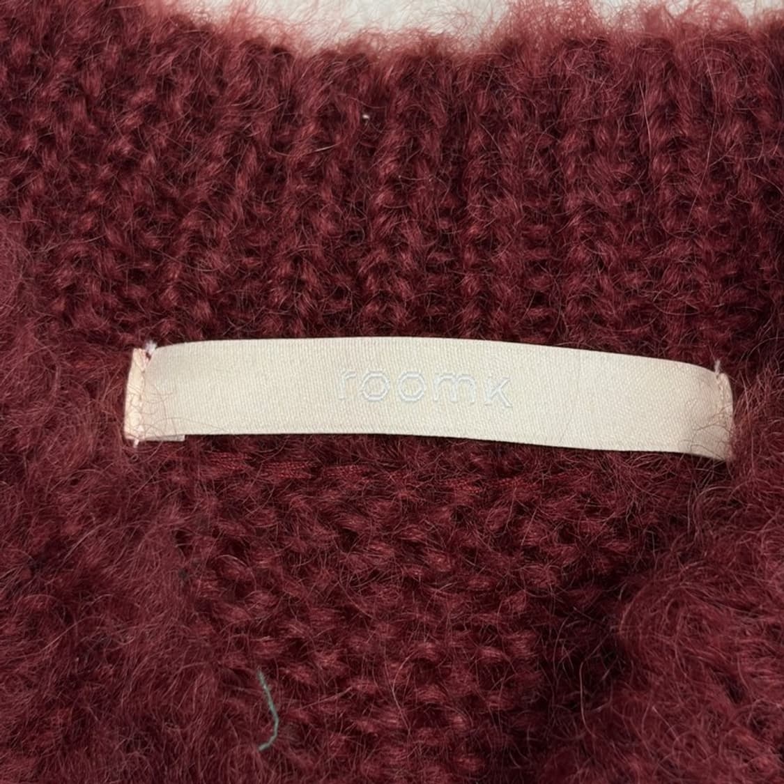 ROOMK 모헤어 니트 스웨터 와인 F 상품이미지3