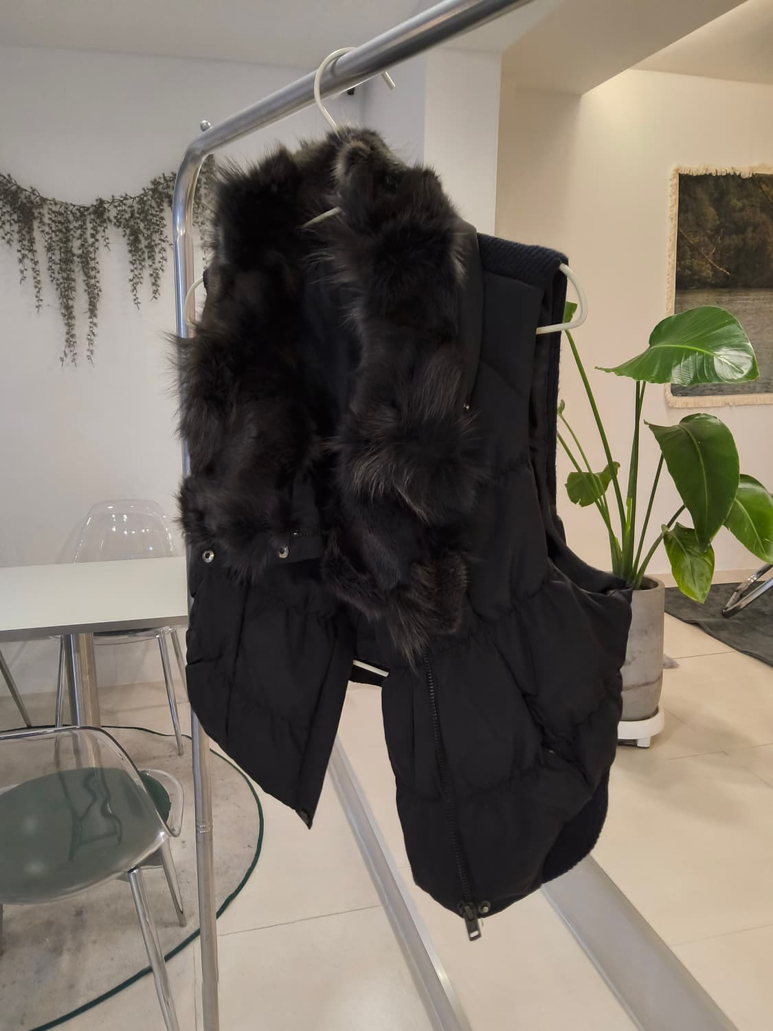 폭스퍼 패딩조끼 상품이미지5