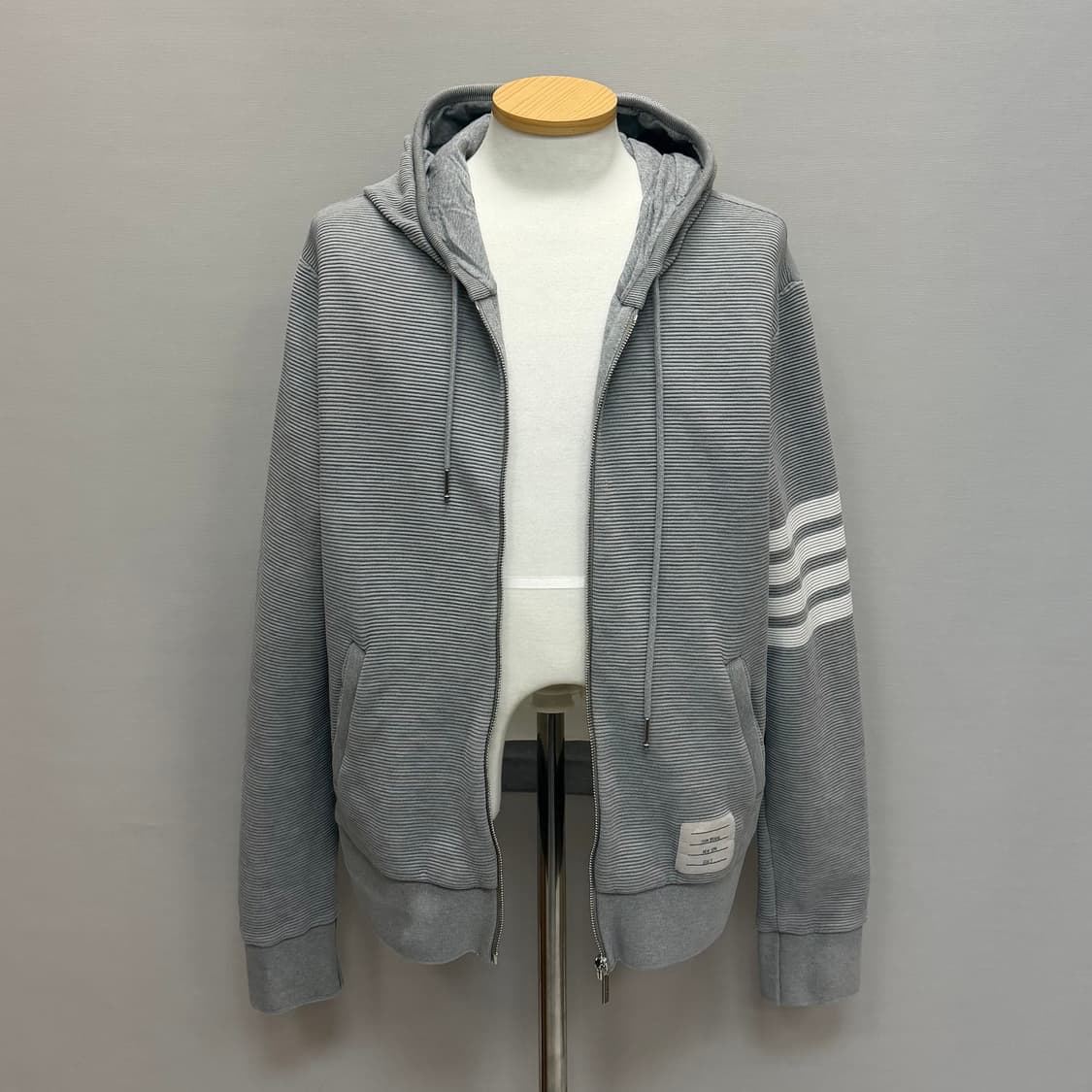 톰브라운 코튼 오토만 사선 후드집업 ( 100 ) 상품이미지1