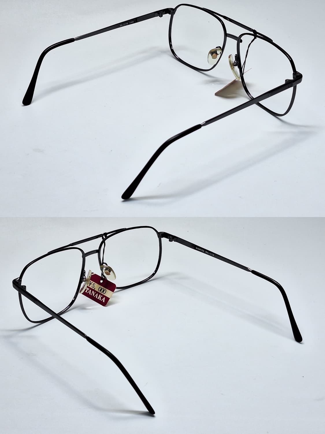 일본 빈티지 데드스톡(미사용)/Wanted wa-116 투브릿지 안경테 상품이미지6