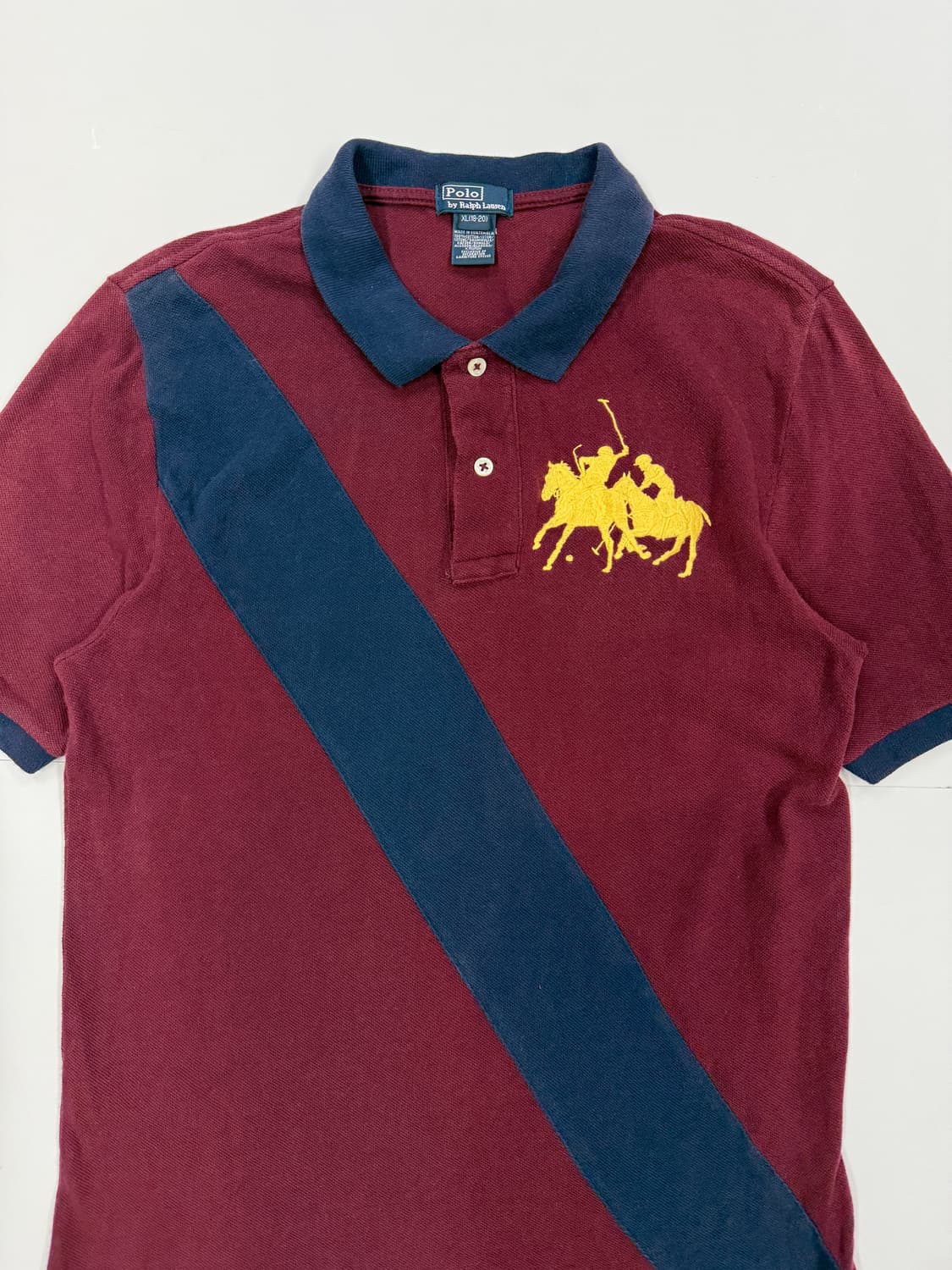 버건디 폴로 카라티셔츠 상품이미지5