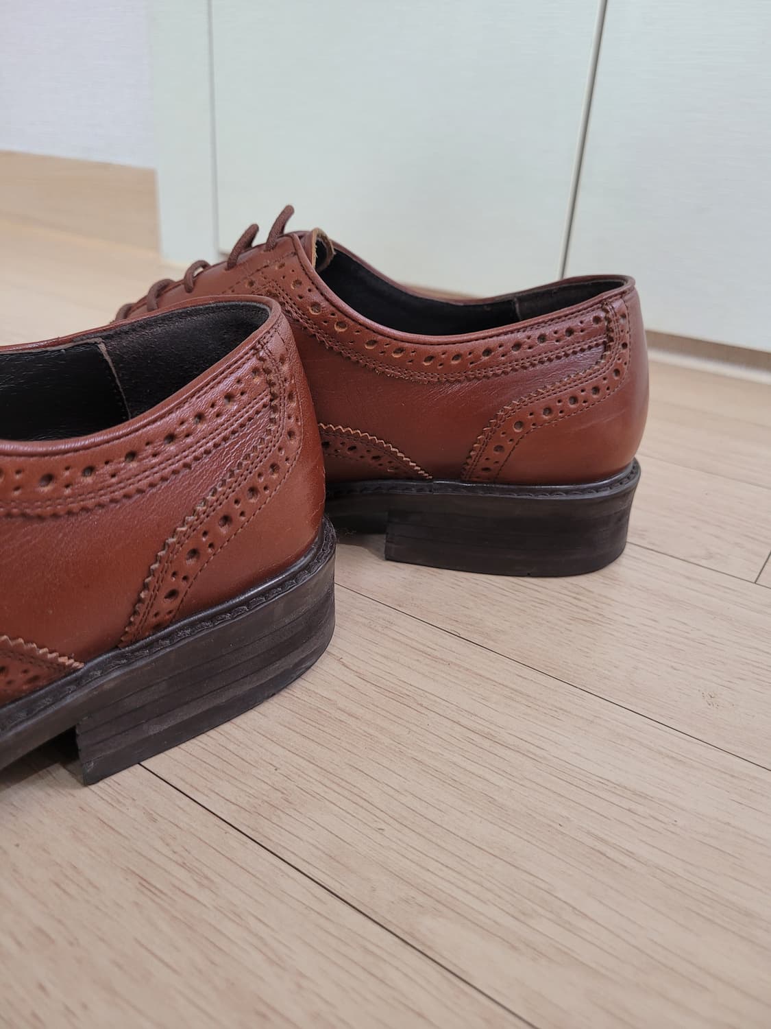 엘칸토 Elcanto 남자 윙팁 구두 로퍼 280 브라운 상품이미지7