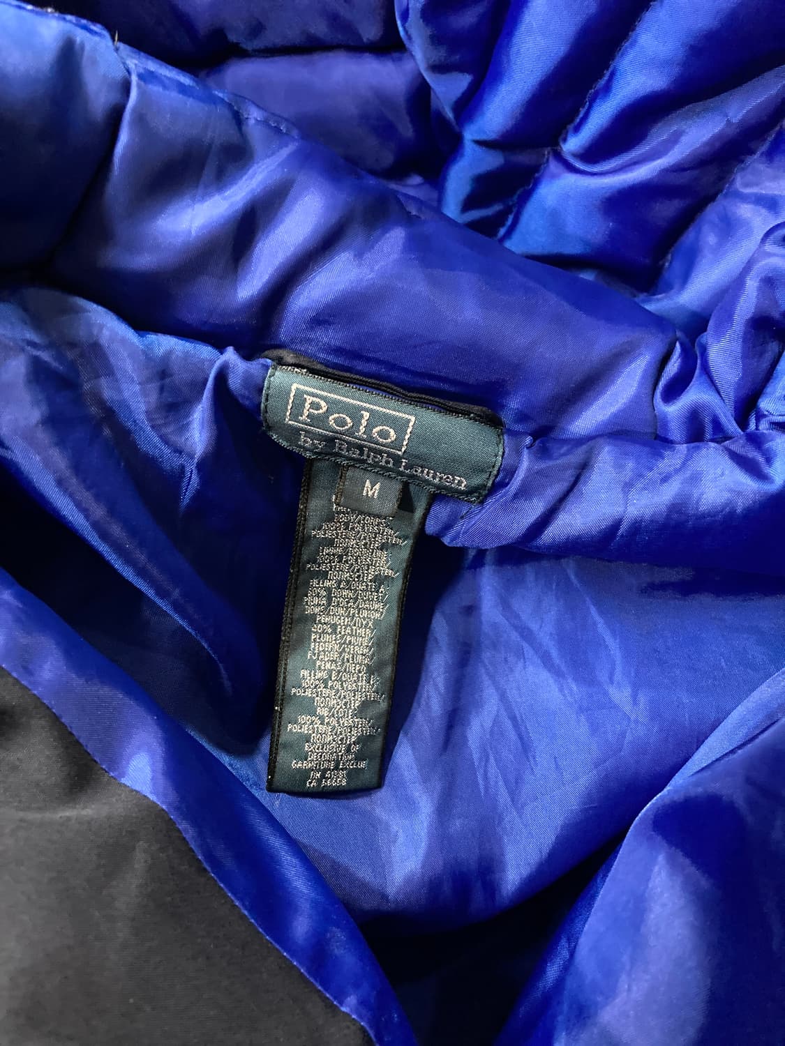 폴로 랄프로렌 빅포니 네이비 패딩 M 상품이미지4