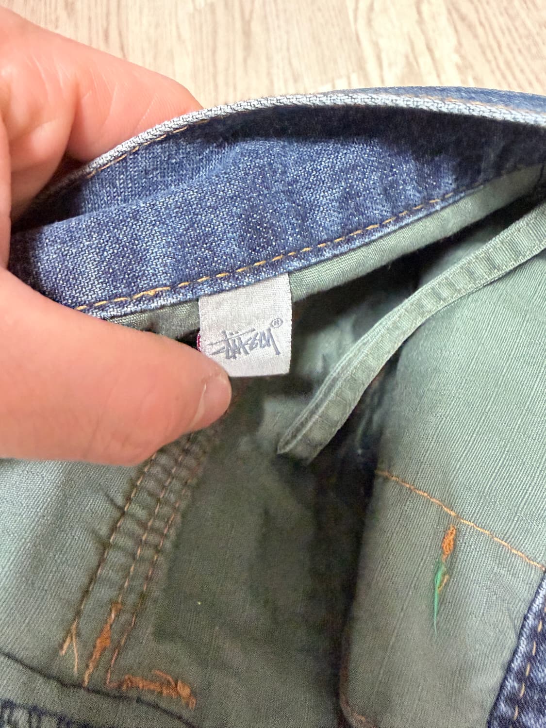 [32] 00년대 올드 스투시 워크기어 데님 워크 쇼츠 상품이미지7