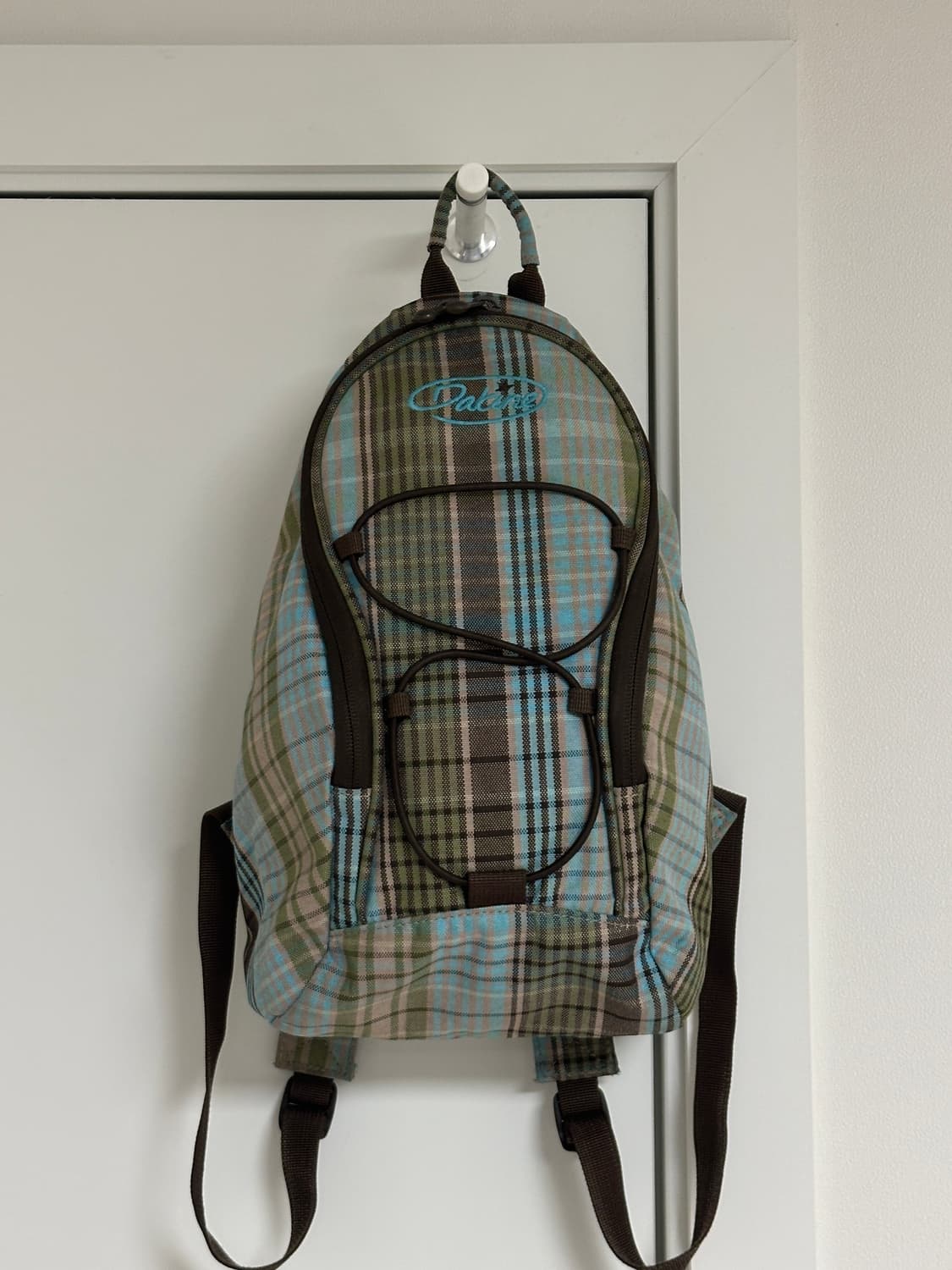 Dakine 체크&도트 백팩 블루그린2 상품이미지1