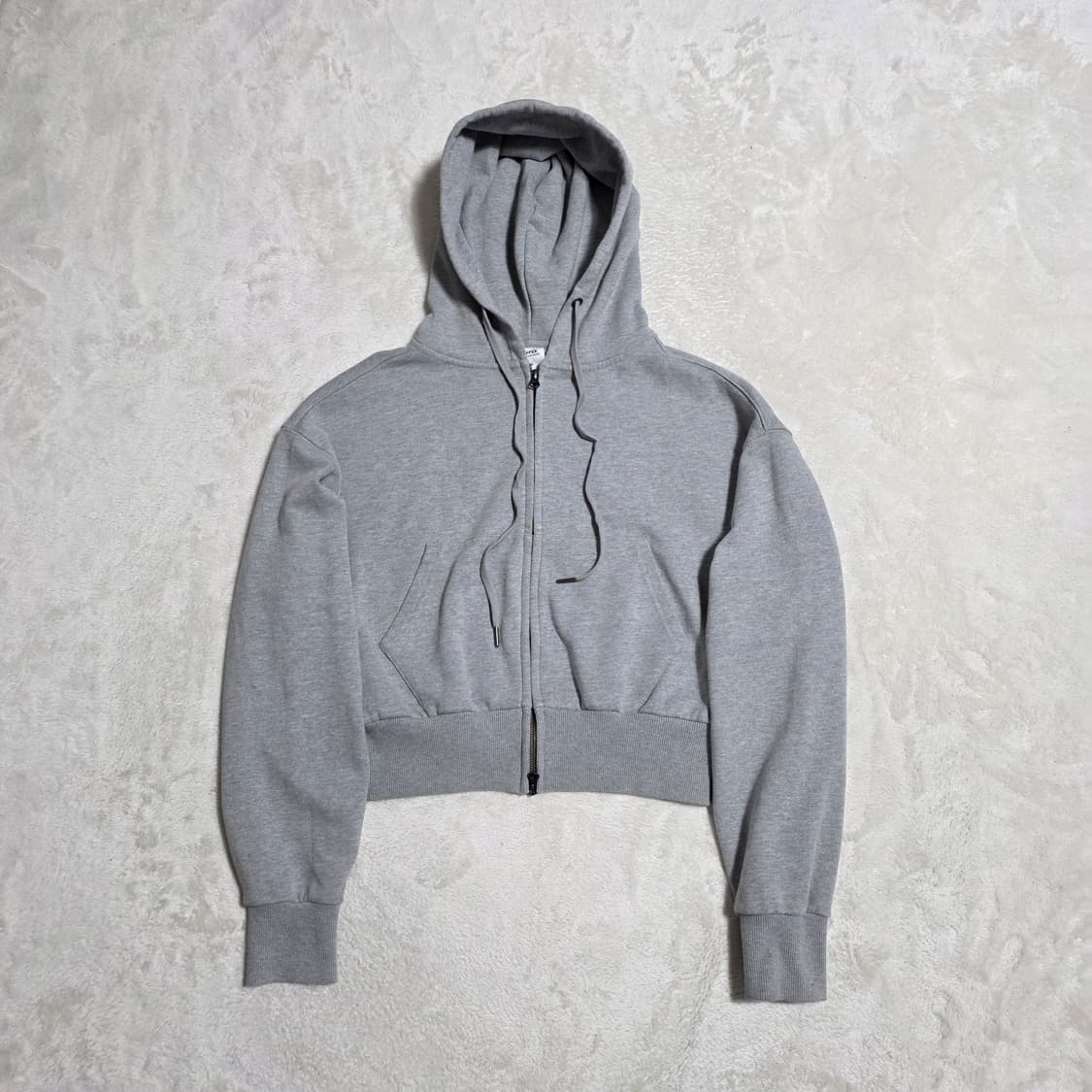 (OS)여성 토피 크롭 후드집업 상품이미지1