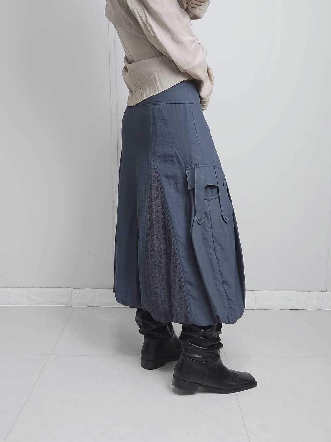 벌룬 레이스 스커트 상품이미지4