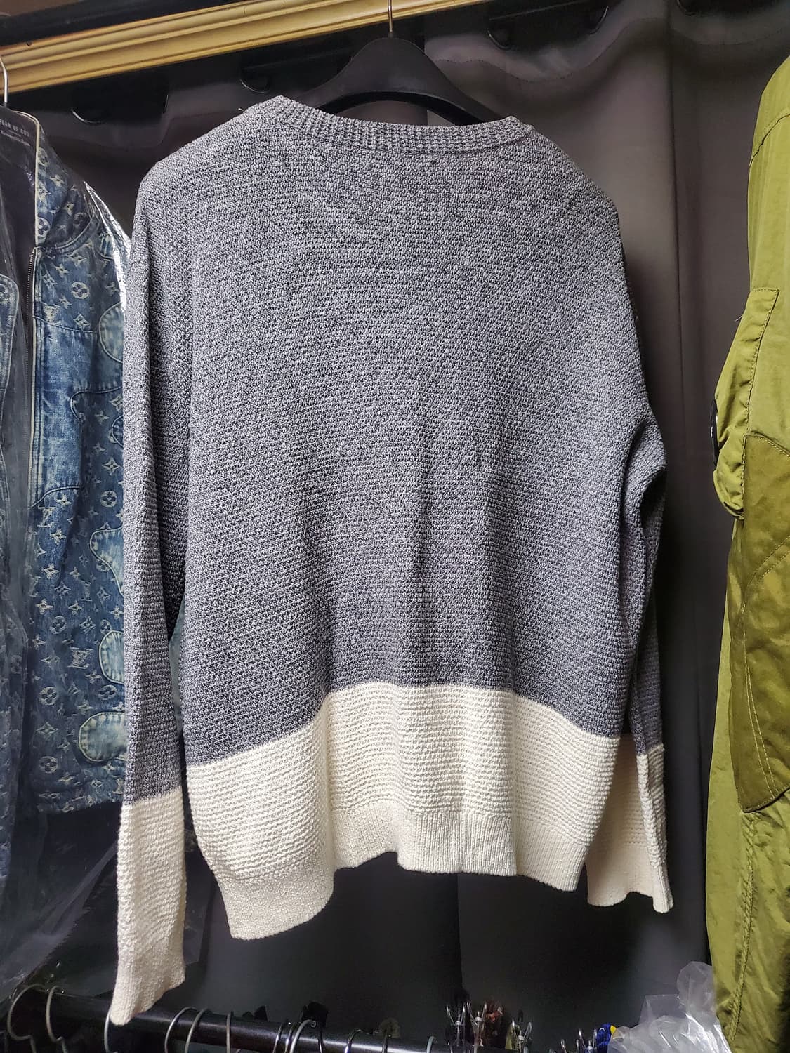 시스템옴므 투컬러웨이 니트 상품이미지4