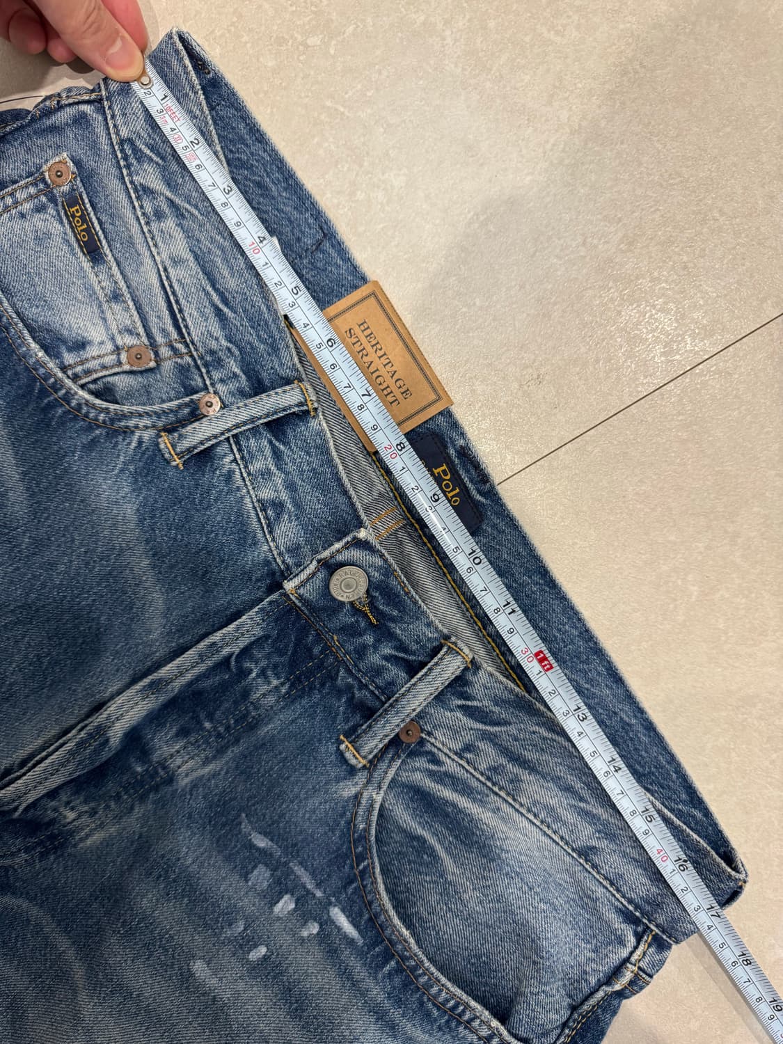 (새상품) 폴로 랄프로렌 헤리티지 스트레이트 하바나 진 32x30 상품이미지8