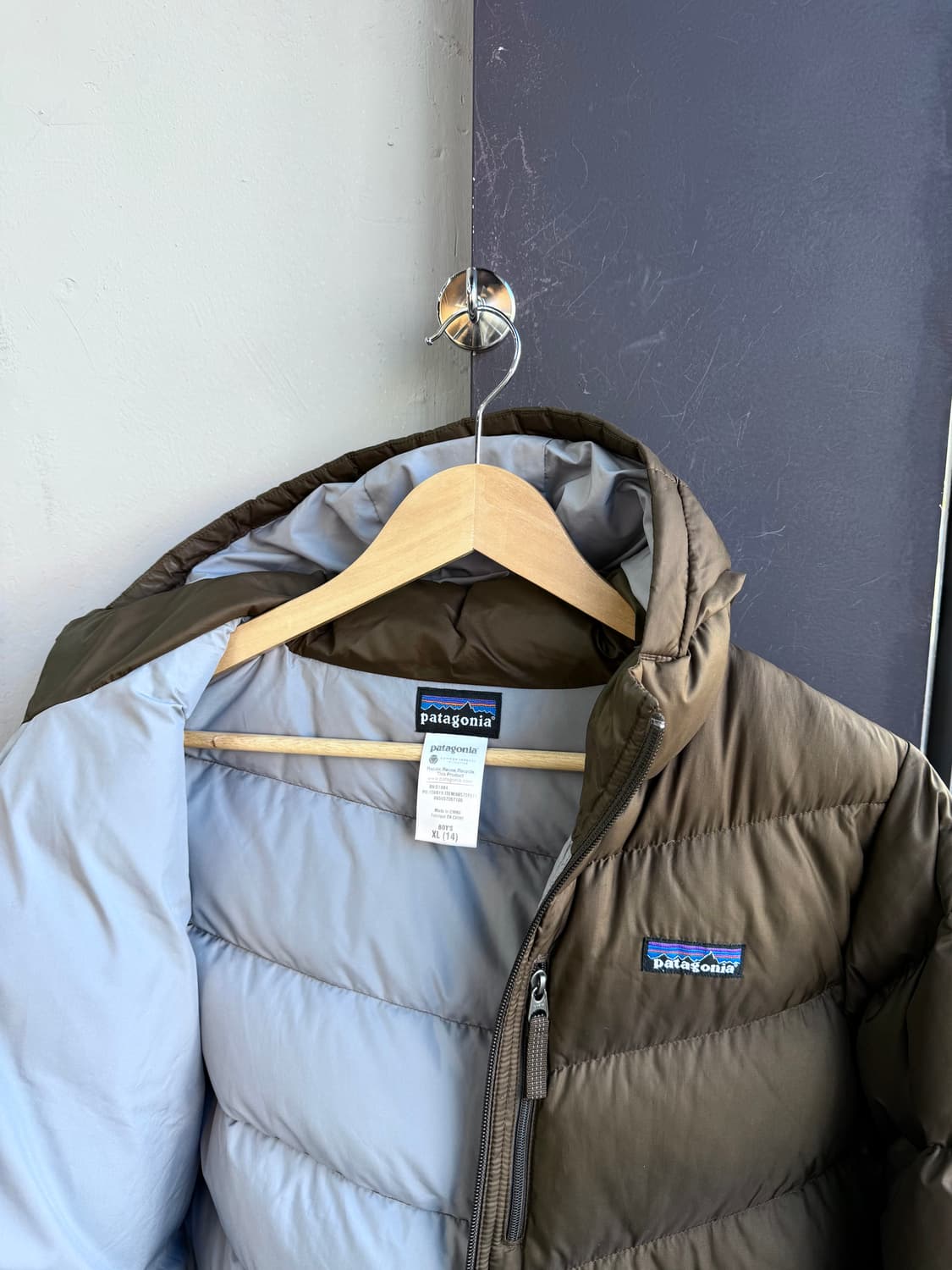.55~66/ 파타고니아 구스다운 사선 후드 푸퍼 패딩점퍼 상품이미지6