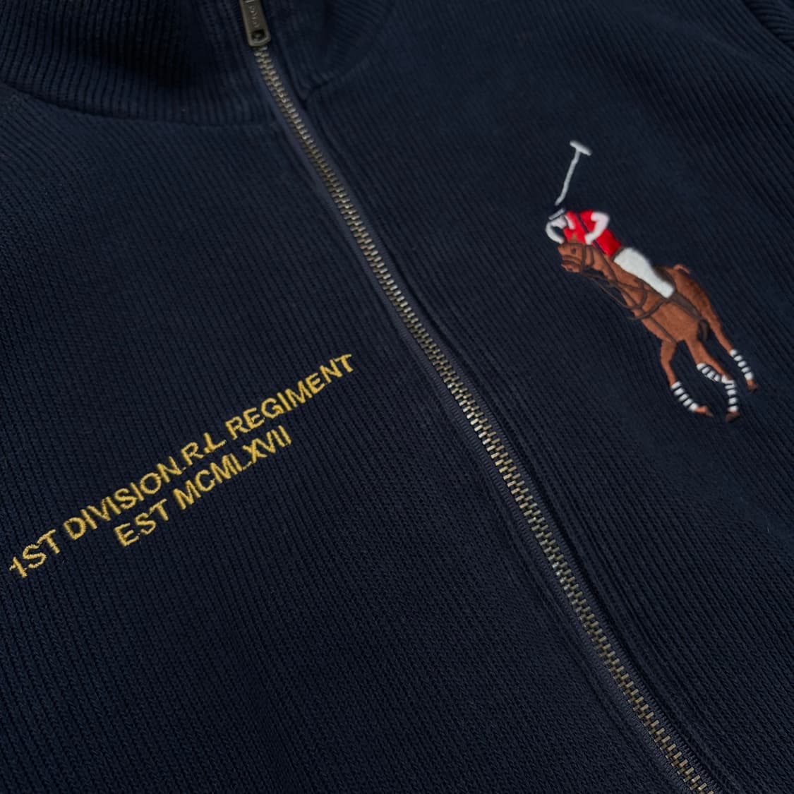 polo 랄프로렌 폴로 빅포니  코튼 니트 집업 m 상품이미지3