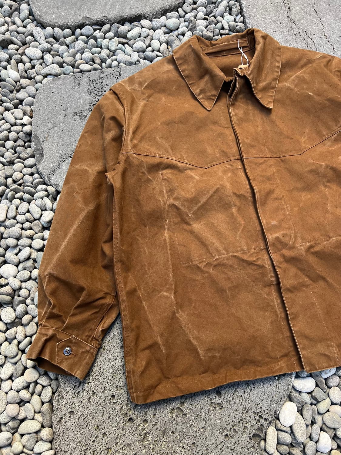 1950s FRENCH SNCF RAILWAY 50s 덕캔버스 워크자켓 상품이미지5