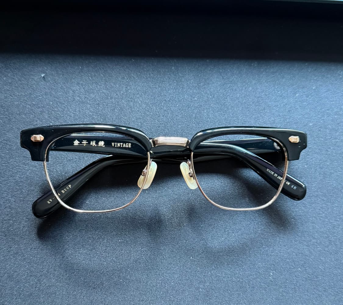 금자안경 kv94 하금테 블랙골드 상품이미지1