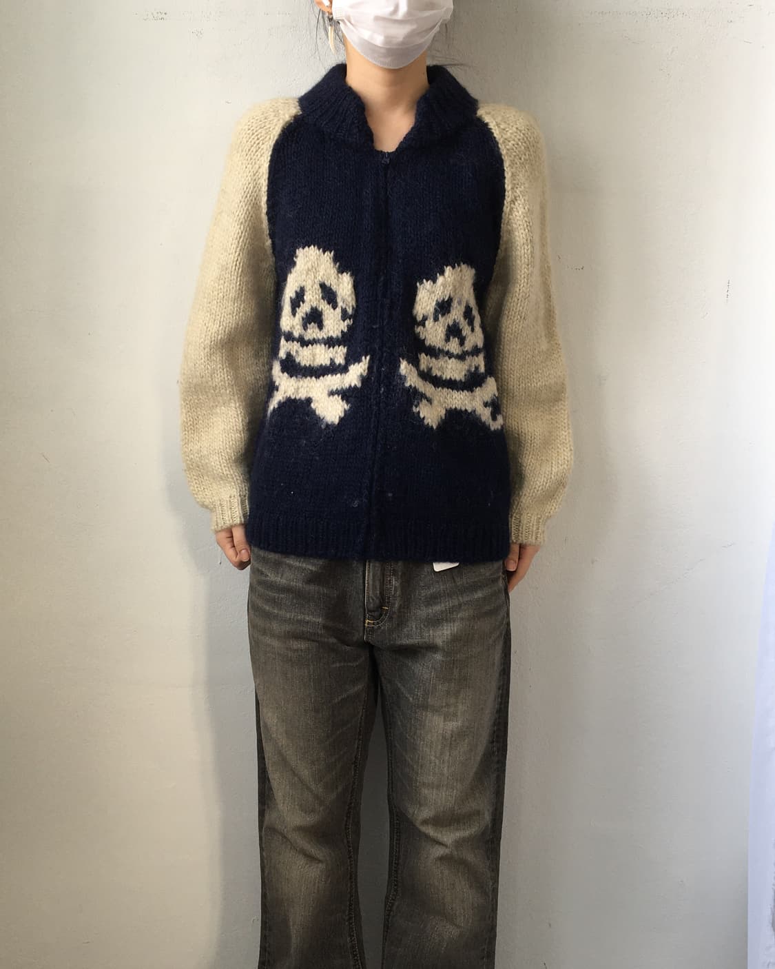 Skull point cowichan zip up 상품이미지1