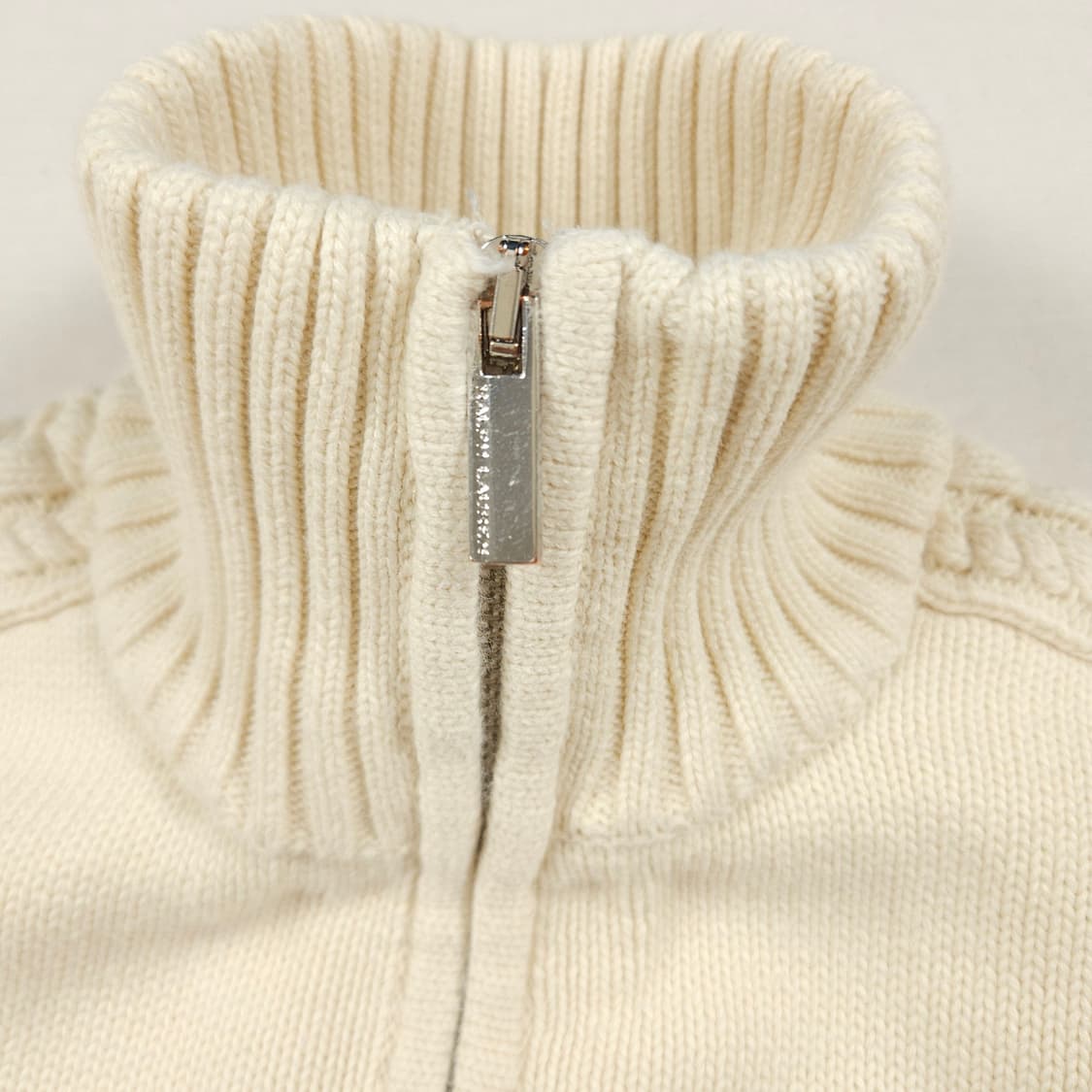 (여성XS)폴로 랄프로렌 포인트 케이블 니트 아이보리 상품이미지4