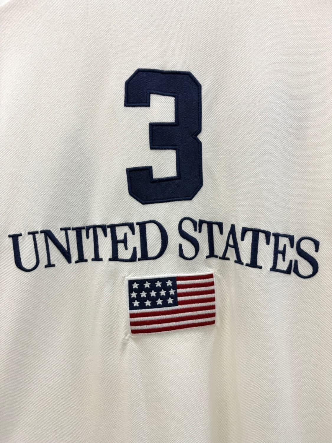 00s 폴로 빅포니 USA 성조기 반팔 피케티 (2XL) 상품이미지9