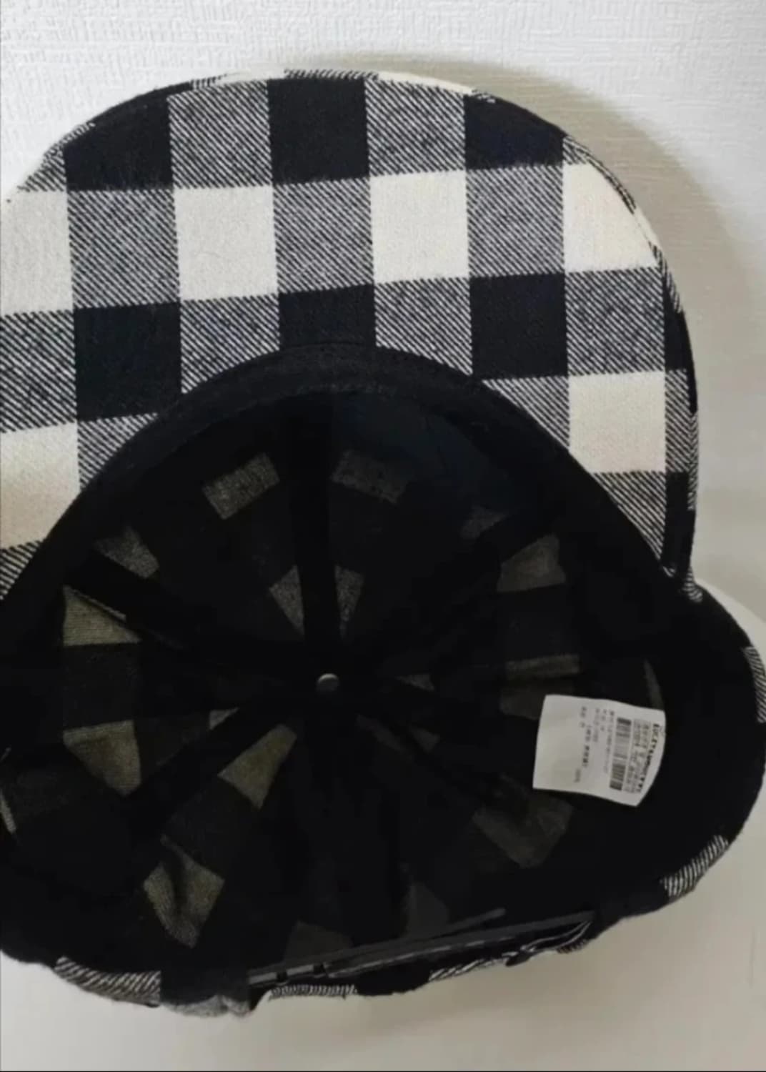 Lucky & Chouette 체크 퍼 모자 새제품 FREE 상품이미지3
