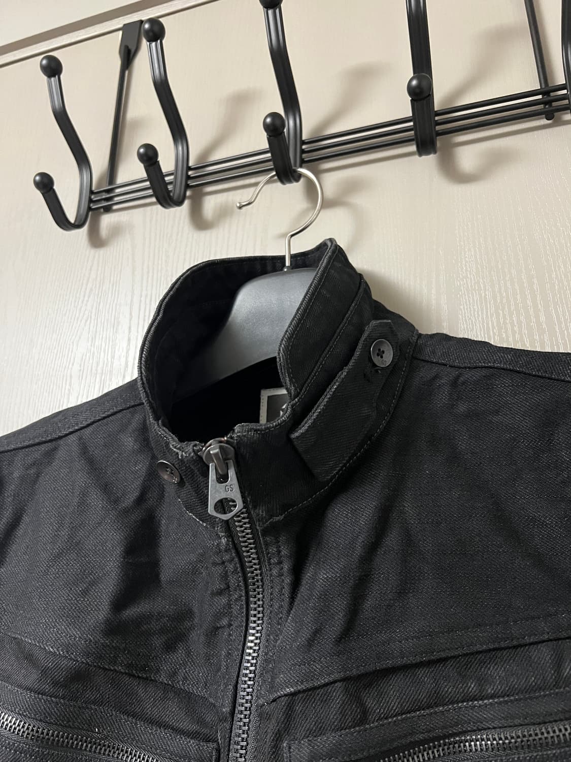 지스타로우 흑청 바이커 자켓 L 상품이미지3