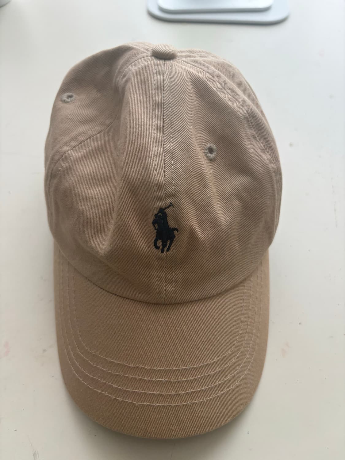 Kids polo cap 키즈 폴로 베이지 모자 상품이미지1