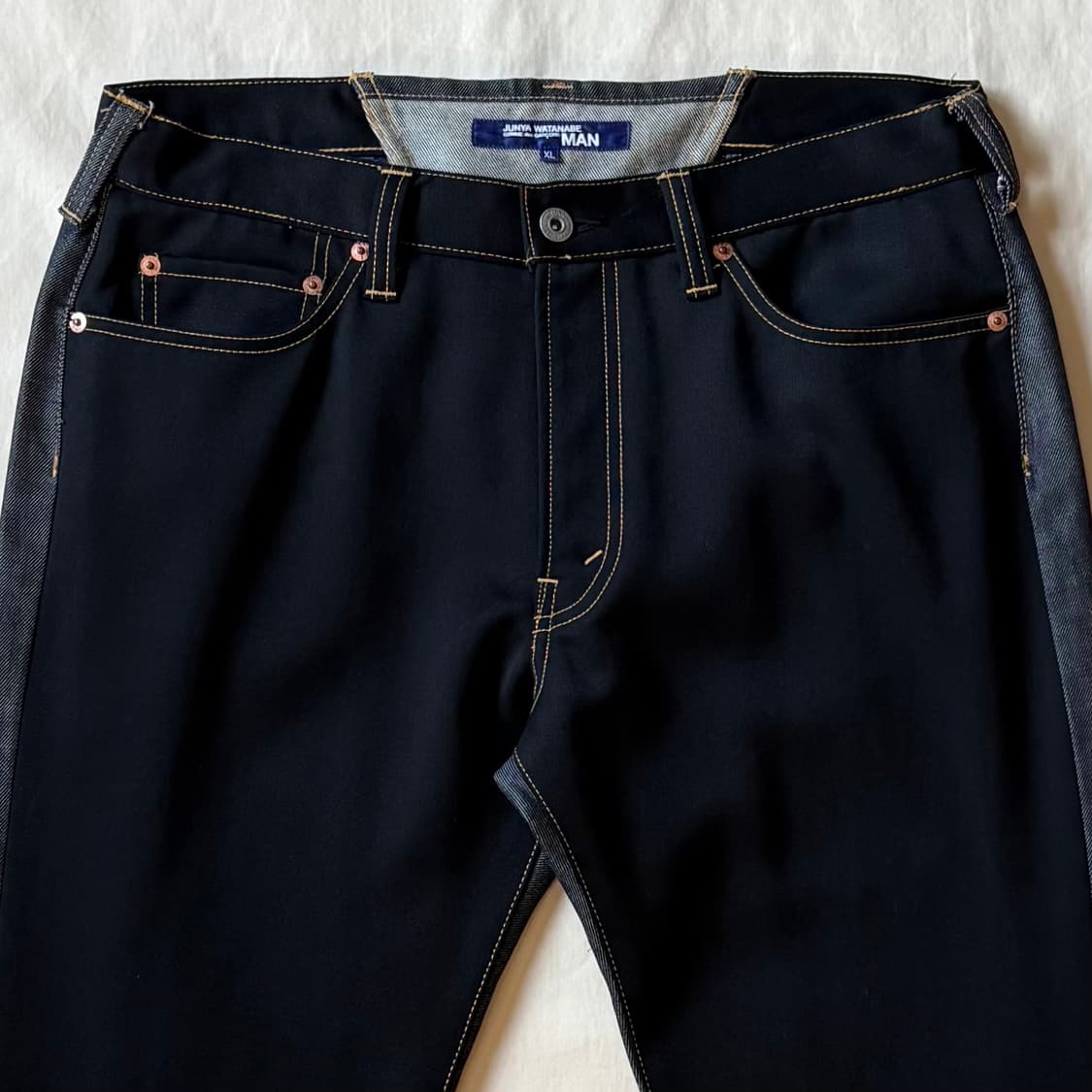 [33] 준야 와타나베 꼼데가르송 신치백 울 셀비지 데님 상품이미지2