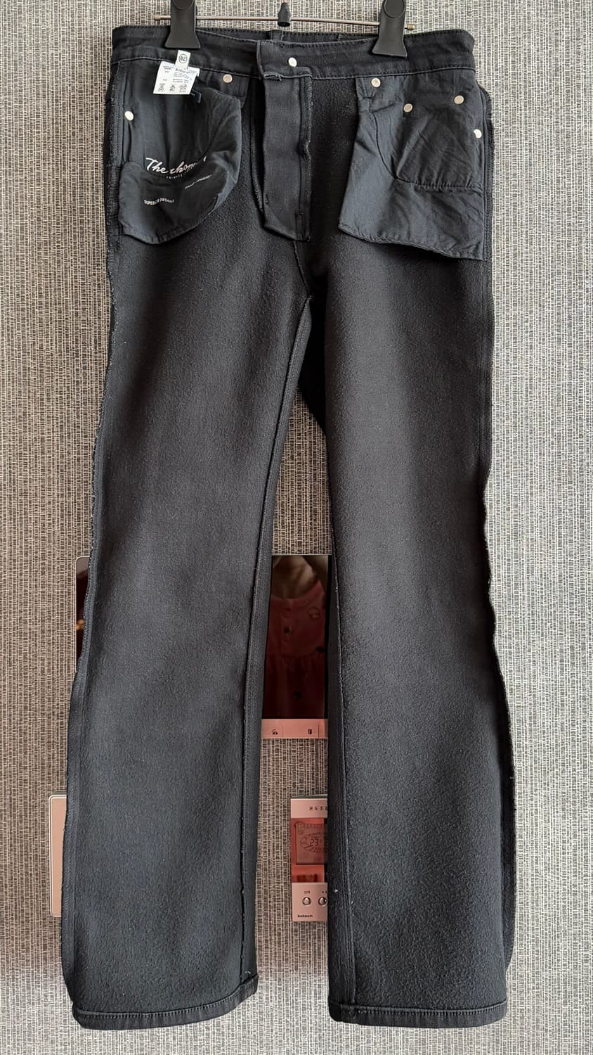 PVCS 프븏스 더춈미 블랙 부츠컷 기모 데님 팬츠 블랙진 청바지 28 상품이미지4