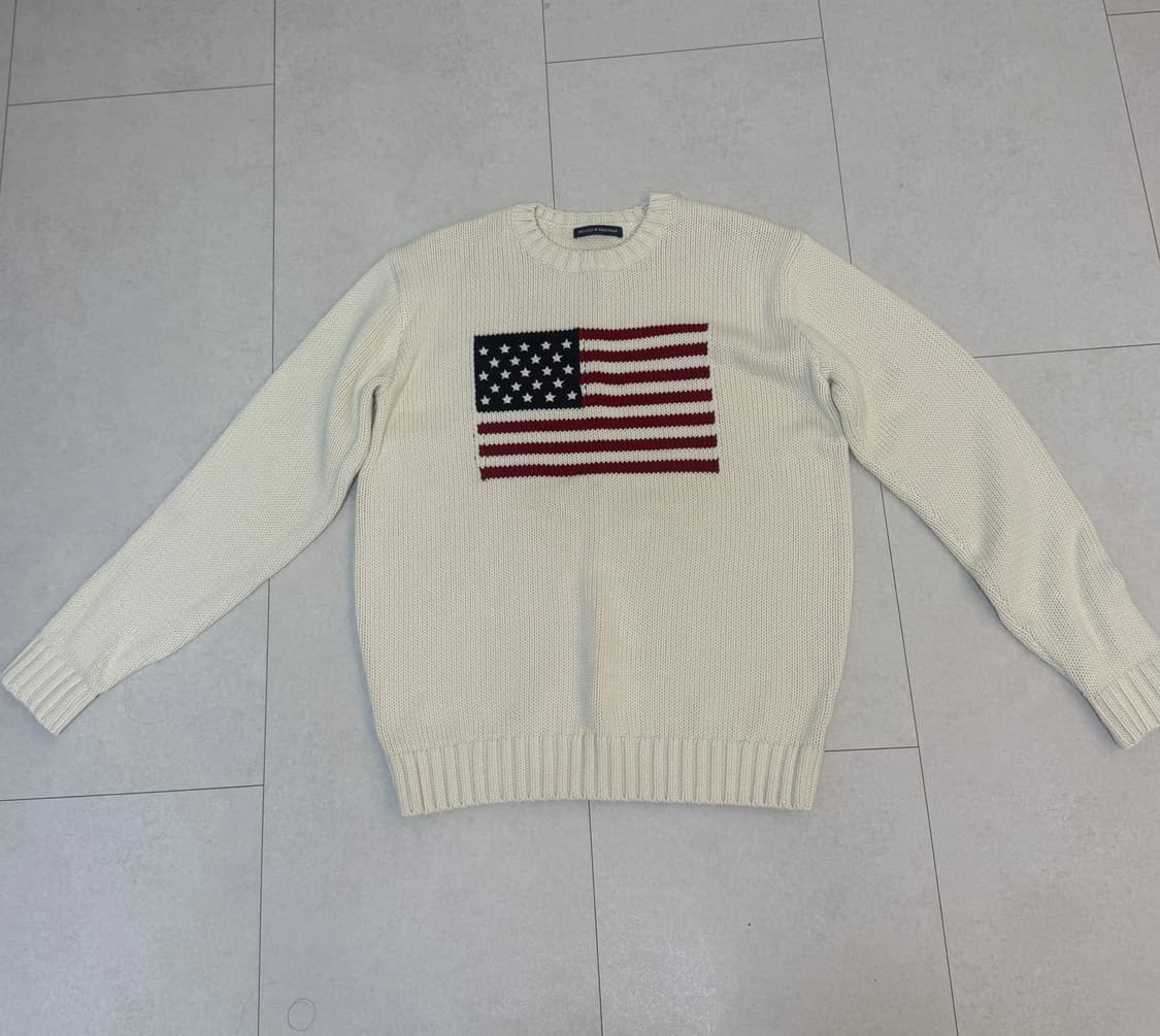 브랜디멜빌 성조기 니트 아이보리 상품이미지1