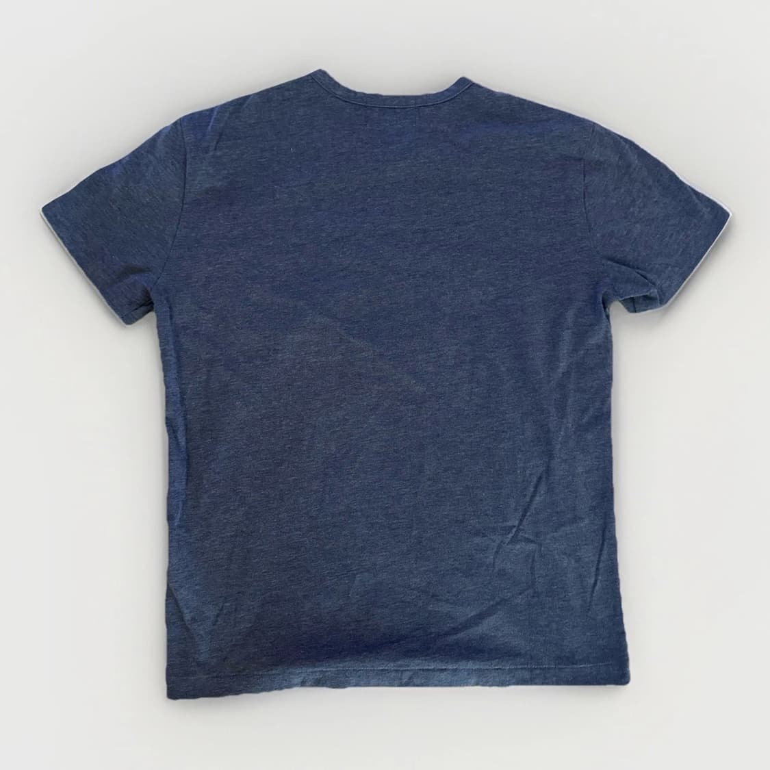 RRL 더블알엘 헤리티지 로고 그래픽 헨리넥 티셔츠 블루 상품이미지5