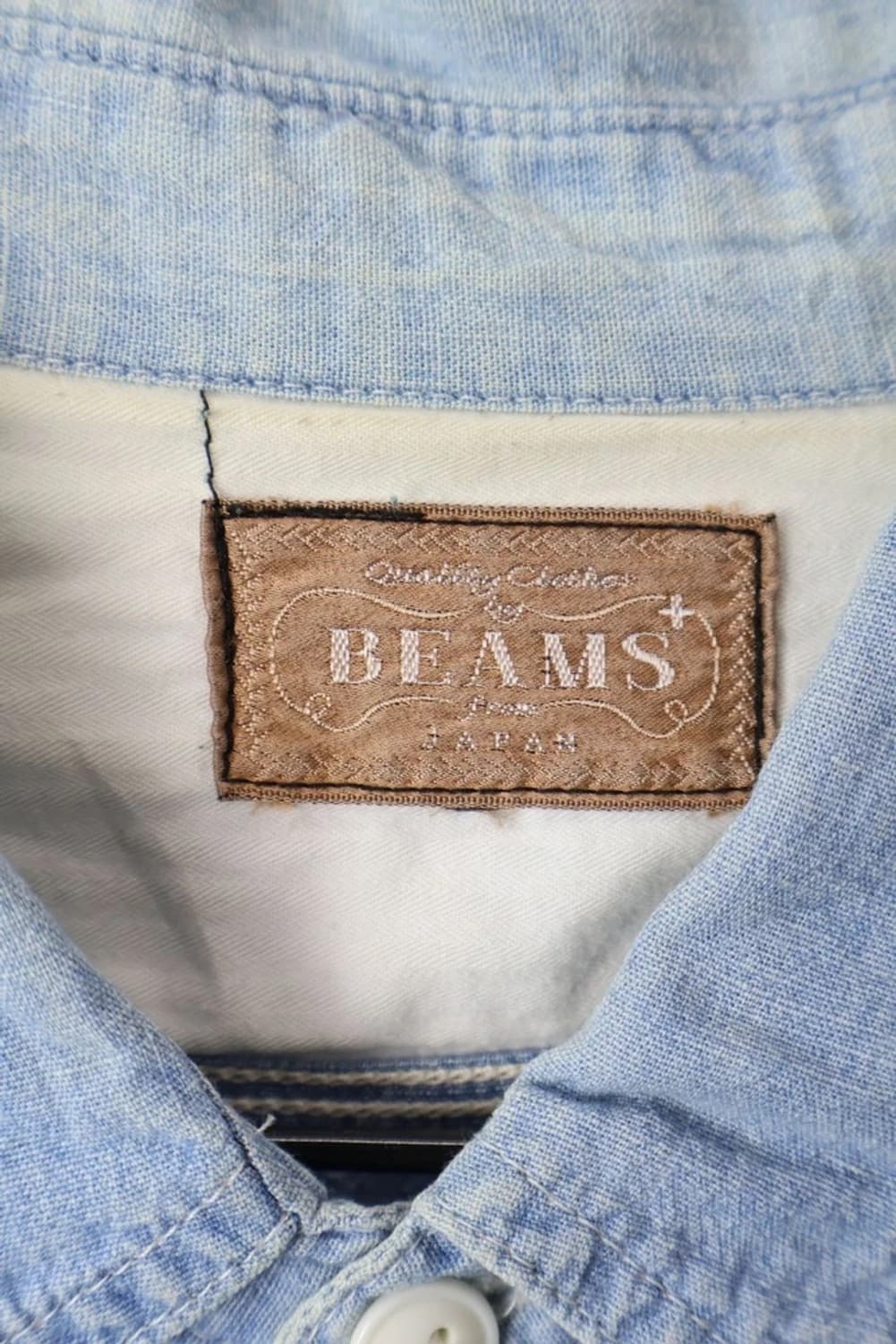 Beams Blend Light Denim Work Shirt 상품이미지6