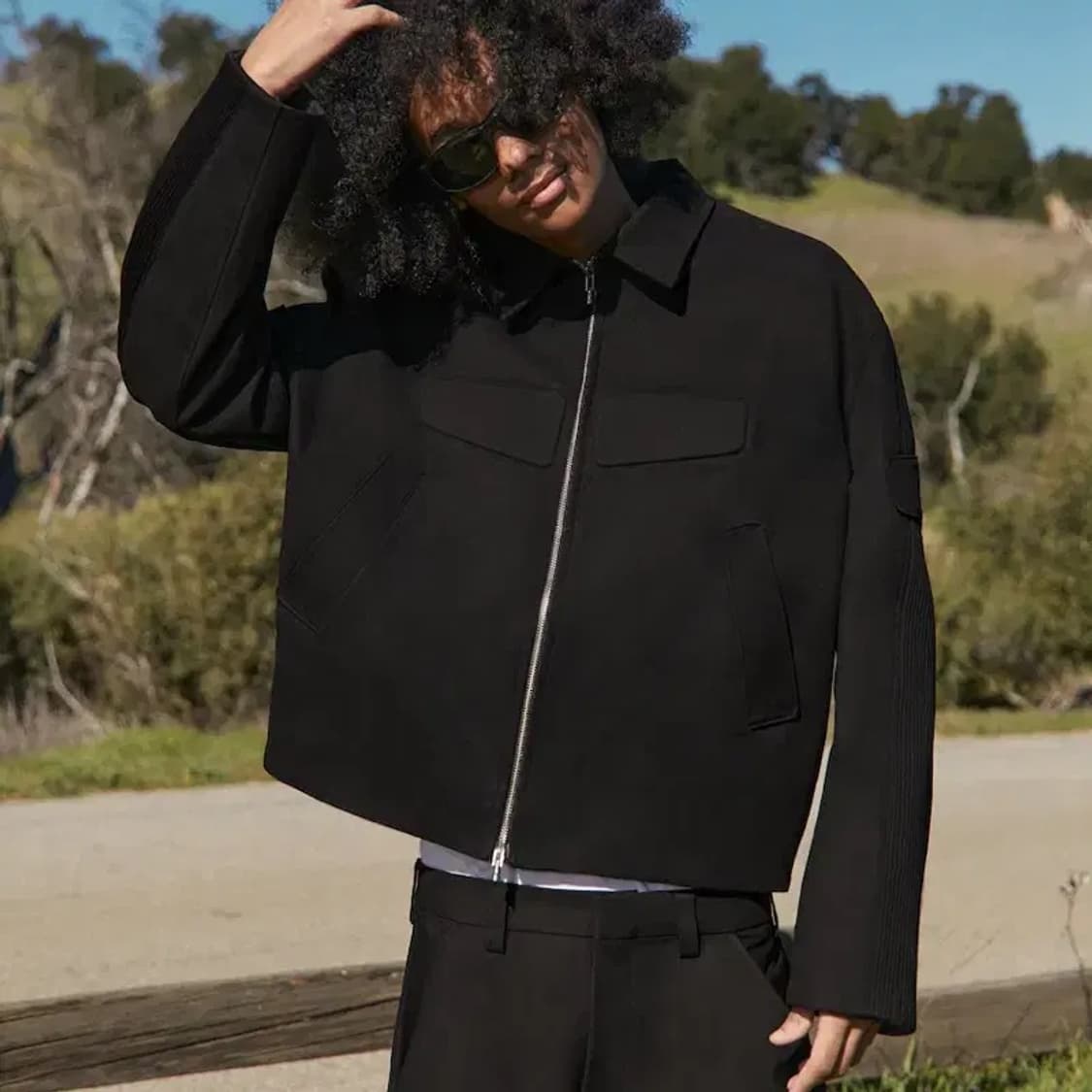 (새상품) 23ss STU 에스티유 엠보 레이싱 봄버 자켓 상품이미지2