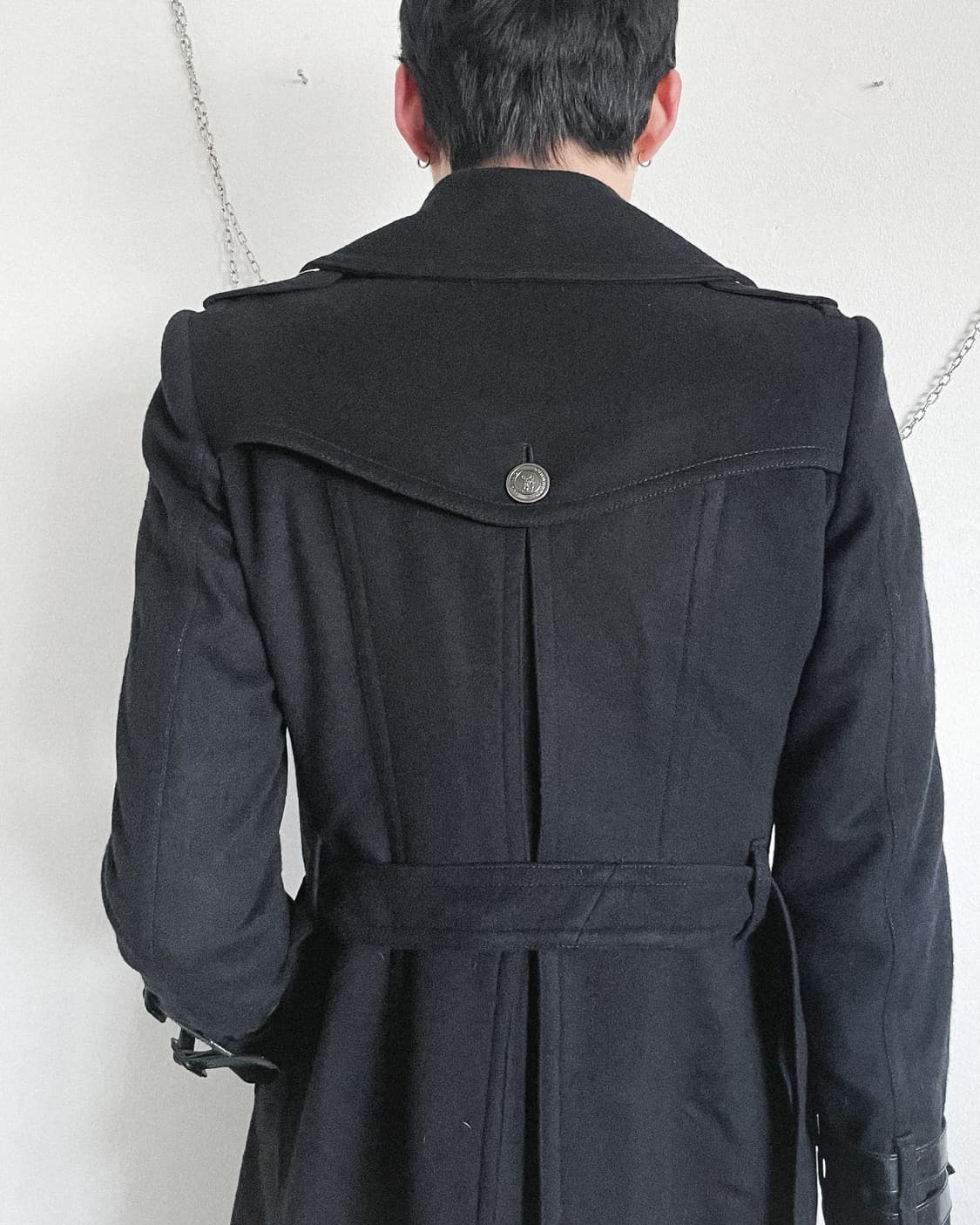 버버리 프로섬 레더슬리브버클 나폴레옹 롱코트 상품이미지5