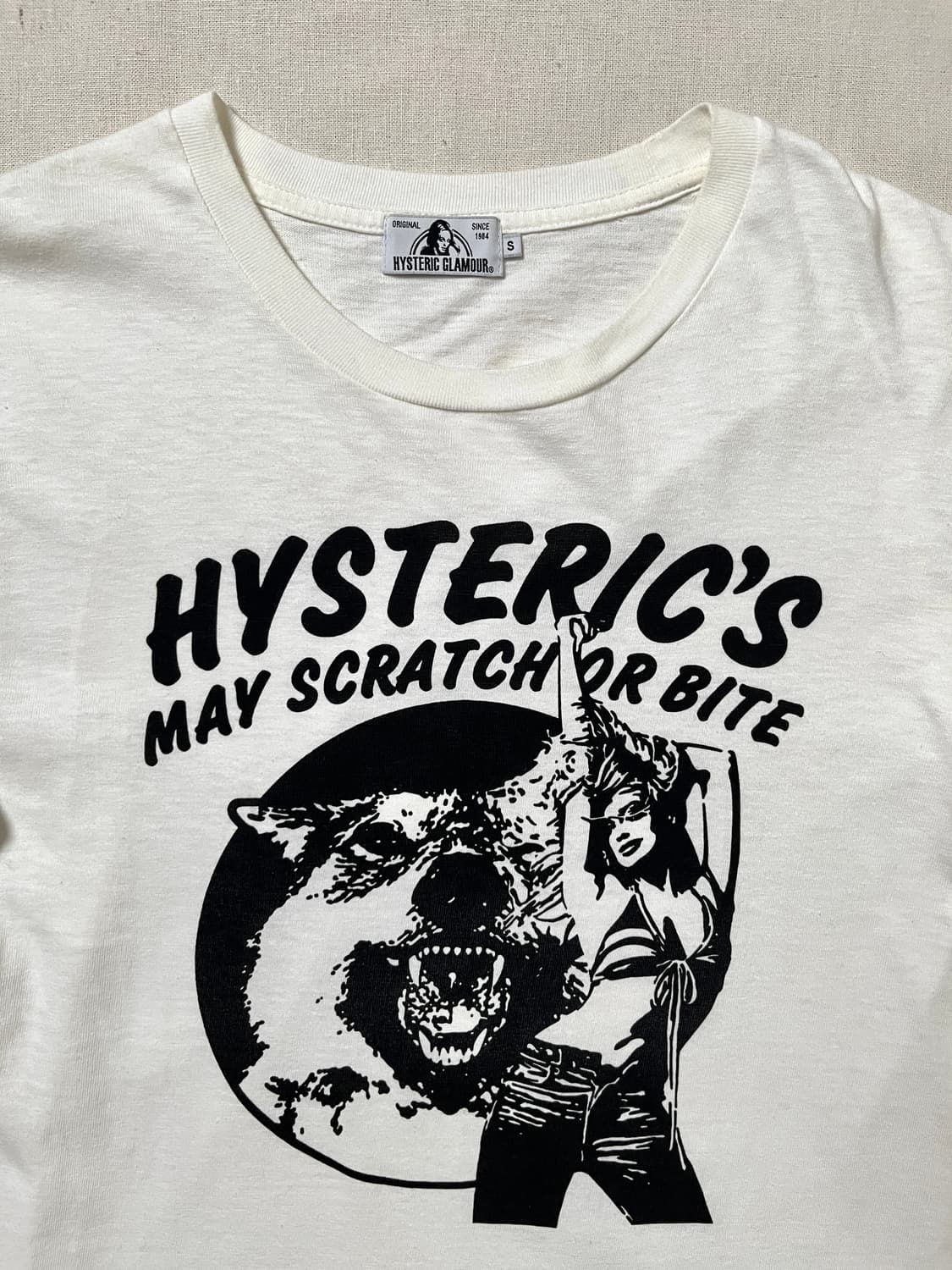 히스테릭글래머 핀업걸 티셔츠 hysteric glamour 상품이미지1